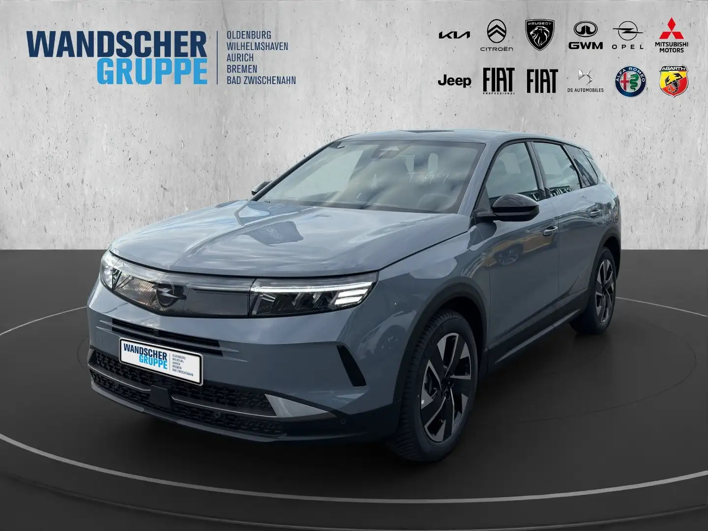 Opel Grandland 1.2 48V Mild- W Edition Kam.+KeyLess Gris - 1
