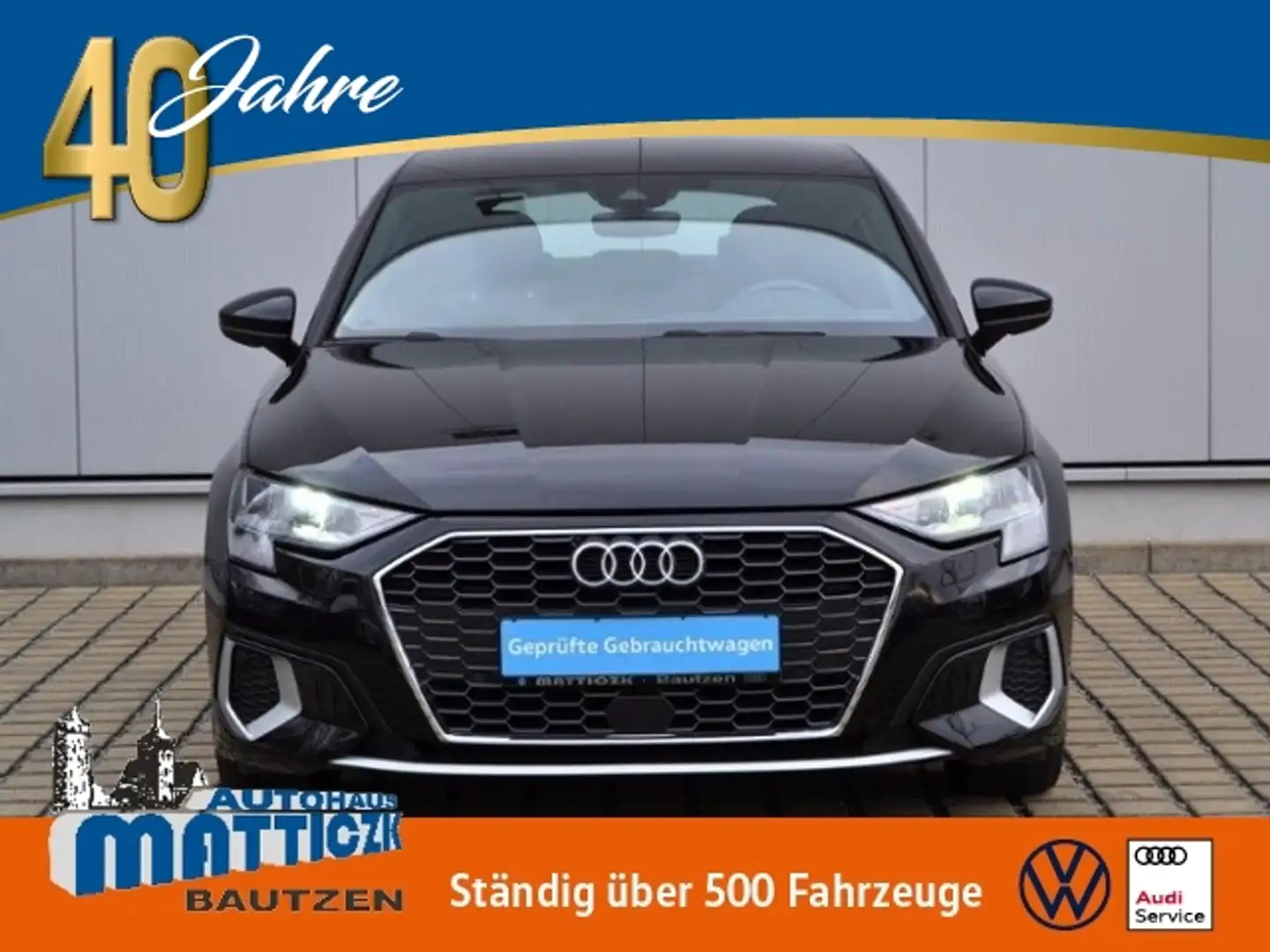 Audi A3 Sportback 35 TFSI Advanced AHK/LED/17-ZOLL/NAVI+V Schwarz - 1
