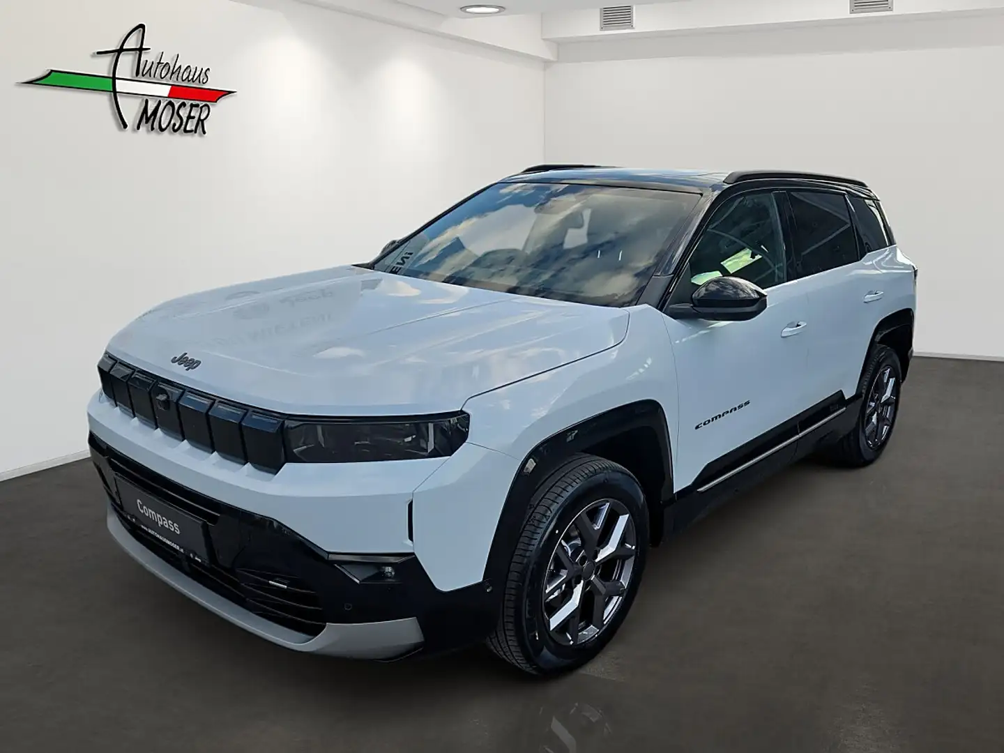 Jeep Compass 1.2 e-Hybrid F. E. Vollaustattung - Schiebedach Weiß - 1