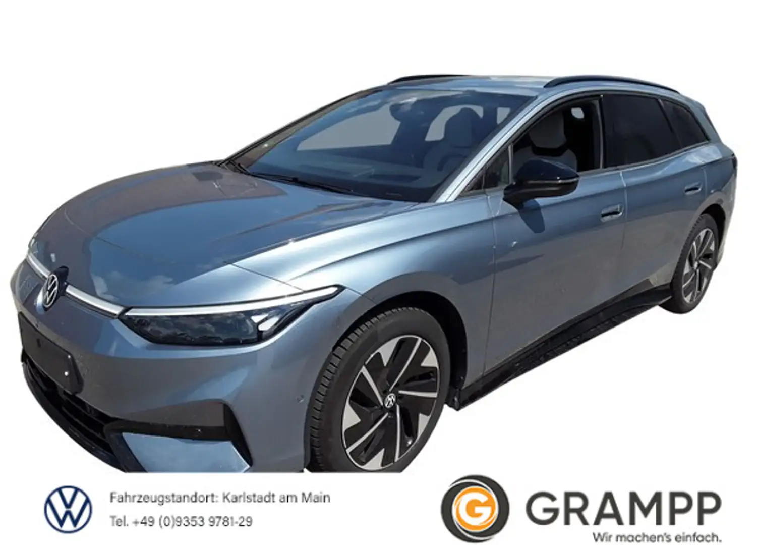 Volkswagen ID.7 Tourer Pro +WÄRMEPUMPE+AHK+MATRIX+ Blau - 1