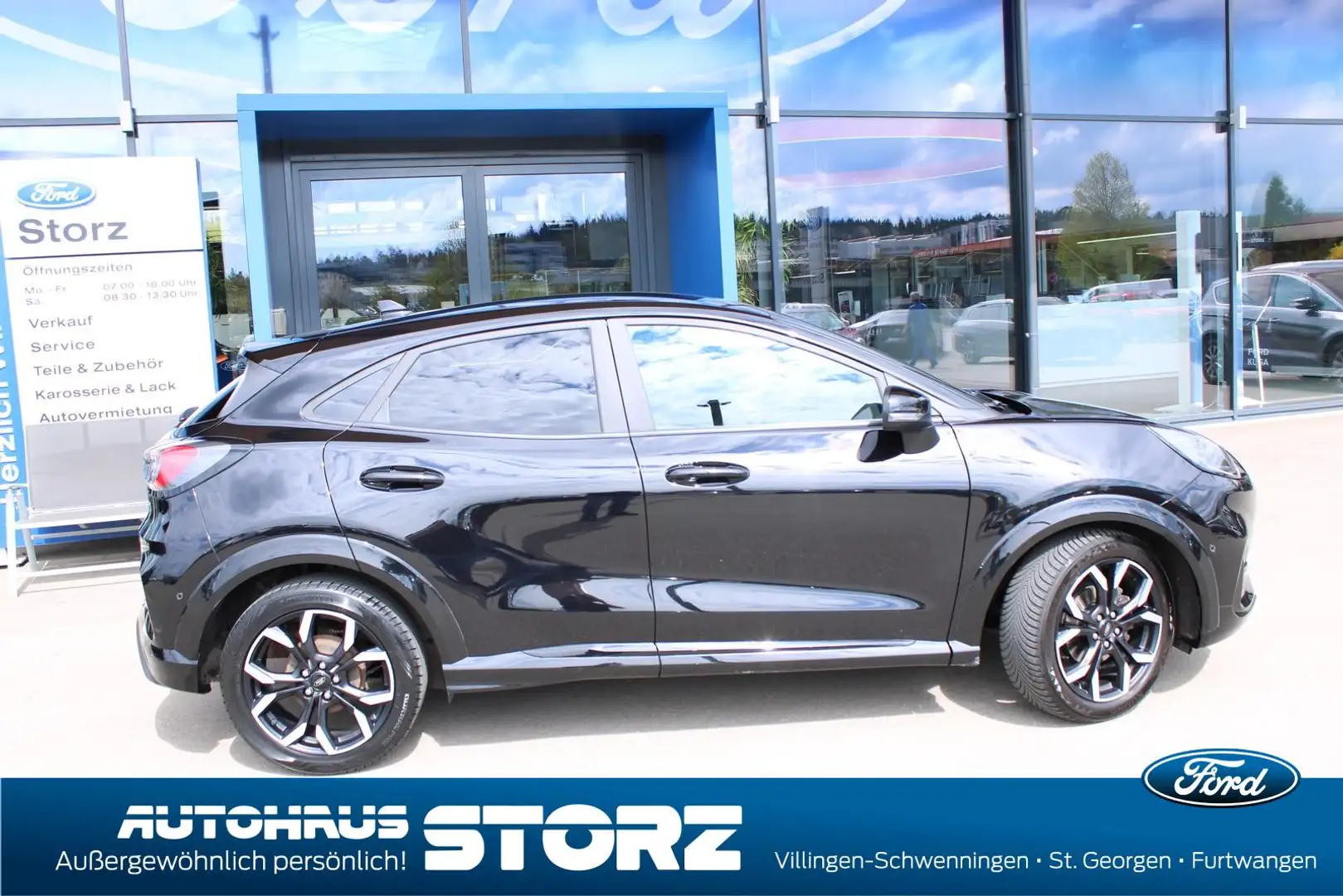 Ford Puma Hybrid ST-Line X AUTOMATIK|WINTER PAKET|FAHRASSI P Schwarz - 2