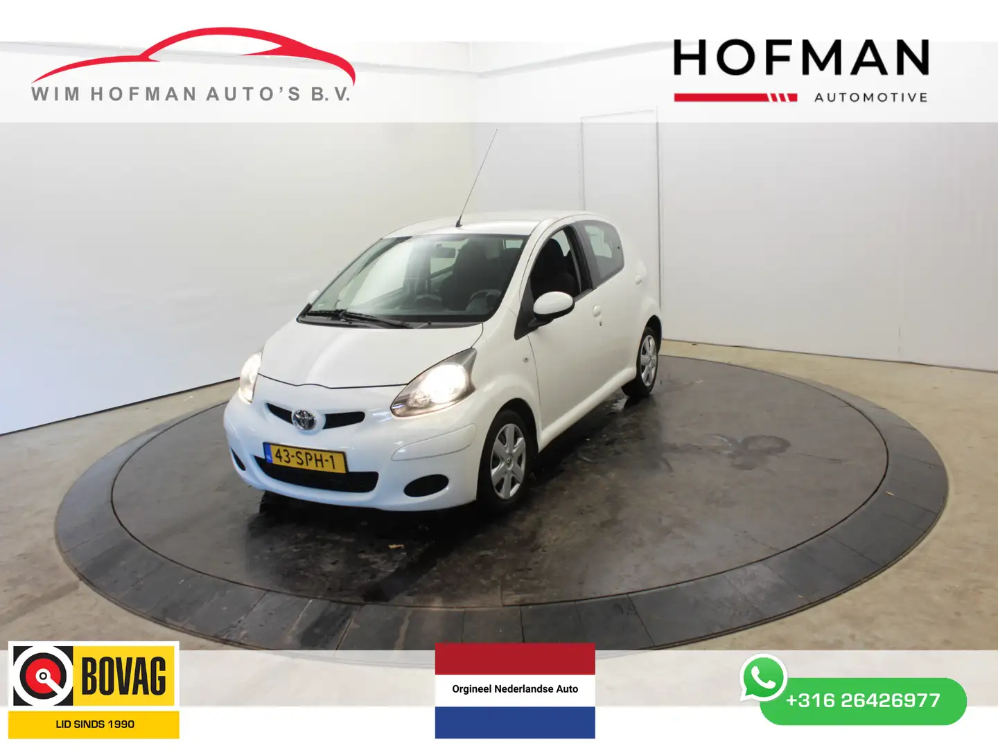 Toyota Aygo 1.0-12V Comfort Navigator 5drs. Airco NAP Weiß - 1