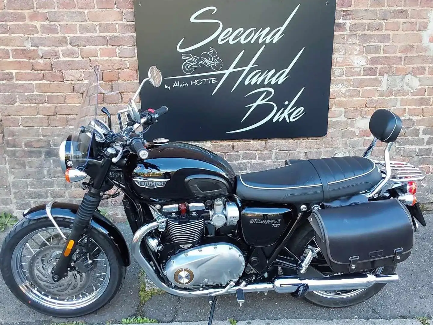 Triumph Bonneville T120 BONNEVILLE T 120 BEL ETAT, GARANTIE 1 AN, 8300 EUR Noir - 2