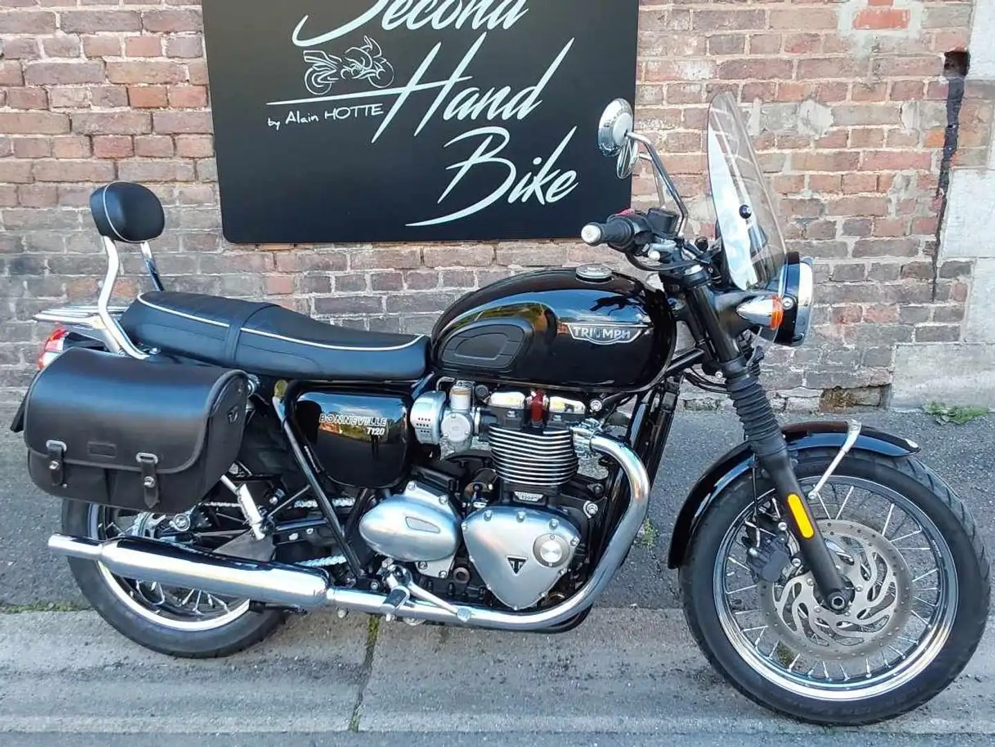 Triumph Bonneville T120 BONNEVILLE T 120 BEL ETAT, GARANTIE 1 AN, 8300 EUR Noir - 1