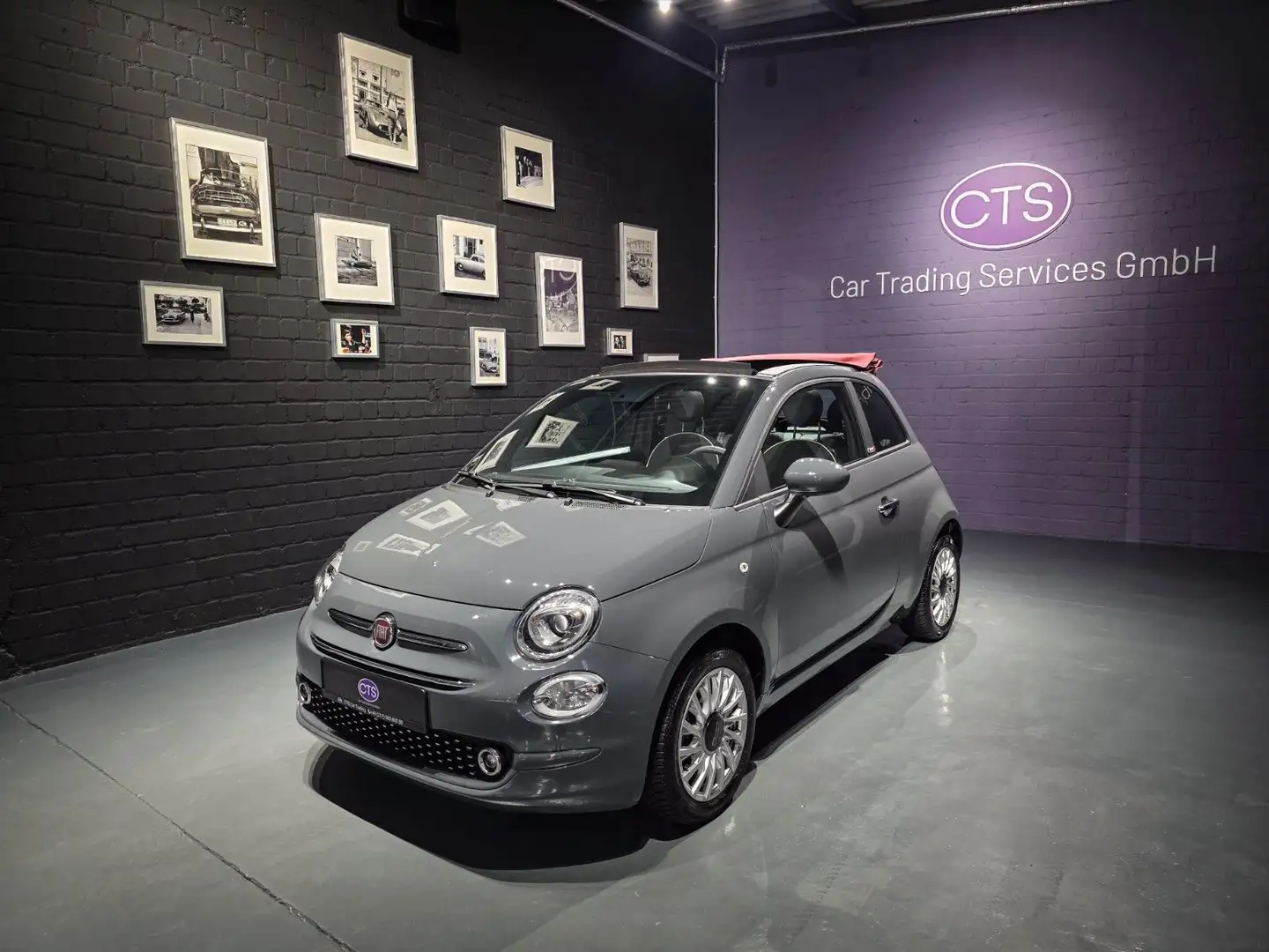 Fiat 500C / Top Zustand Grau - 2