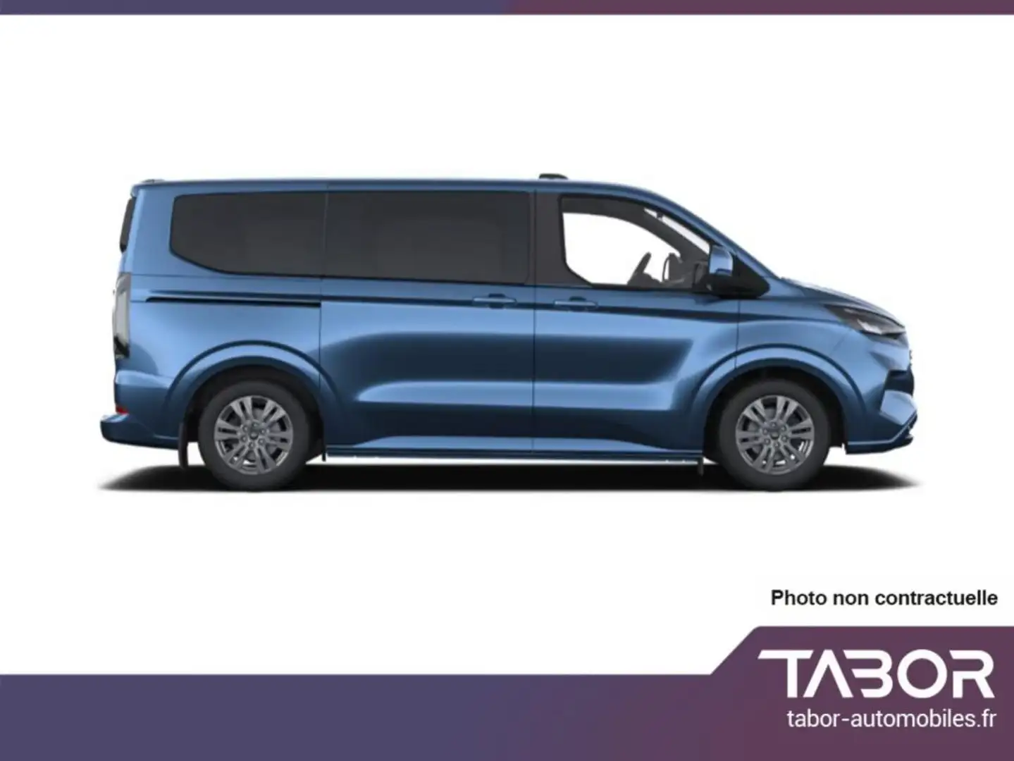 Ford Tourneo Custom 2.0 TDCi 136 Aut Tit 320 L1 Bleu - 2