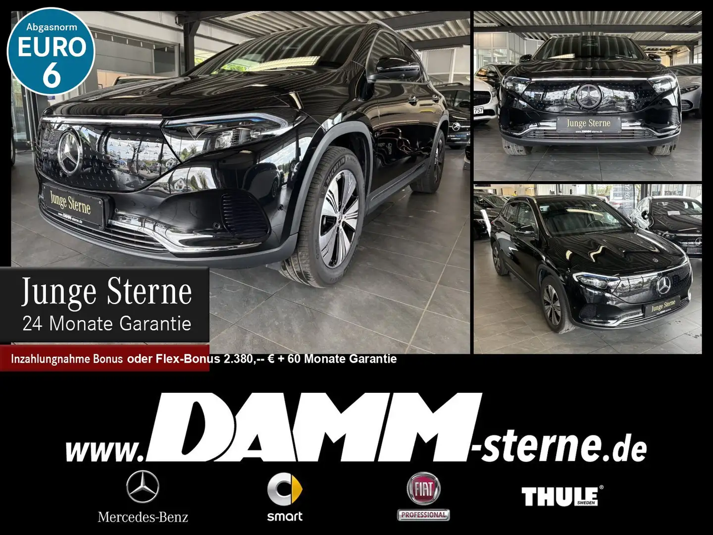 Mercedes-Benz EQA 250 EQA 250 Progr. Adv. +/AHK/360°/Distronic/+ Flex Schwarz - 1