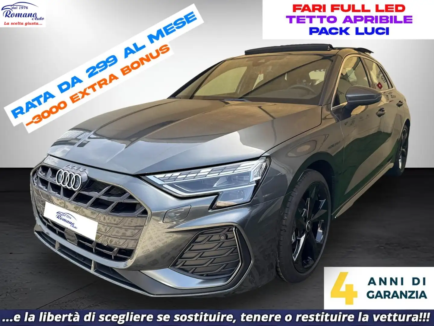 Audi A3 NEW AUDI  35 TDI S line S-Tronic#TETTO Grigio - 1