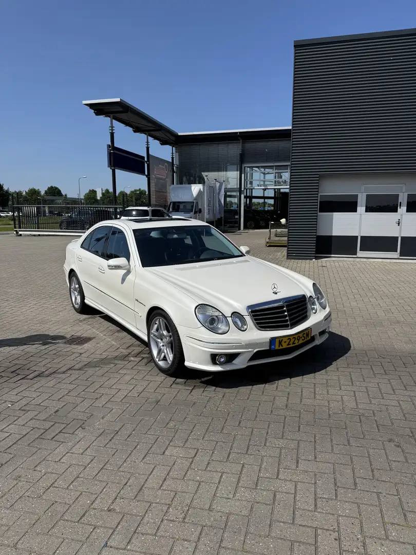 Mercedes-Benz E 55 AMG AUT. V8 KOMPRESOR 2005 YOUNGTIMER 476 PK Blanc - 1