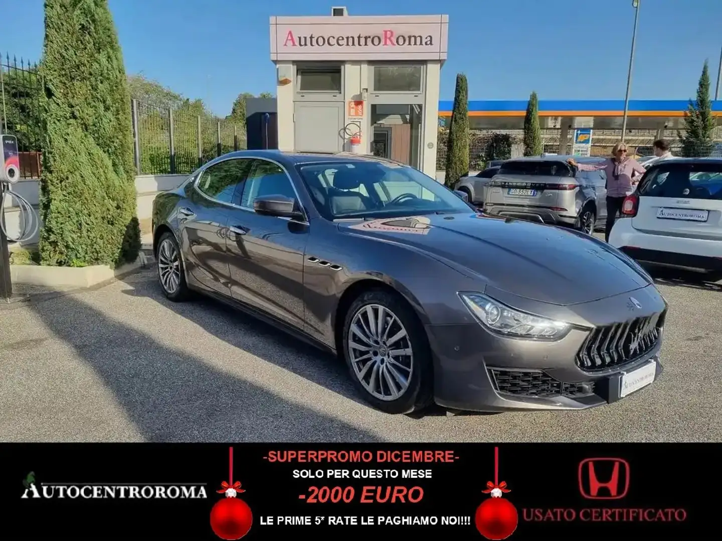 Maserati Ghibli 3.0 V6 bt Gransport 350cv auto Grau - 1