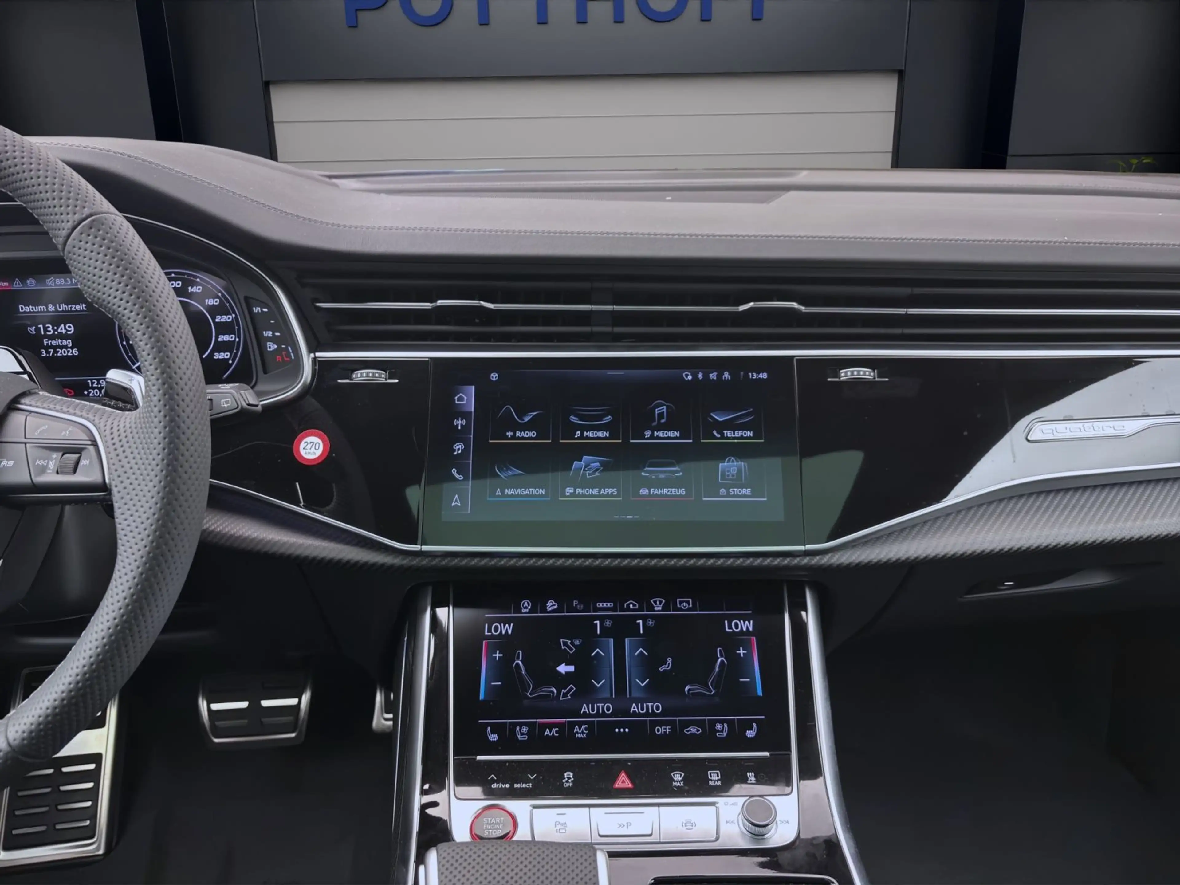 Audi RS Q8 SUV PERFORMANCE AHK B&O LM23 PANO HUD WR23 — photo 15
