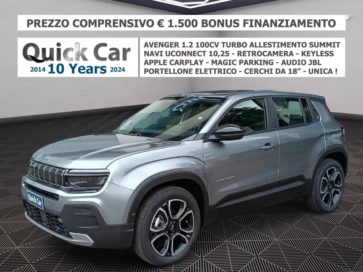 Jeep Avenger 1.2 T 100CV ALL. SUMMIT,NAVI,CAMERA 360,CERCHI 18 Beige - 1