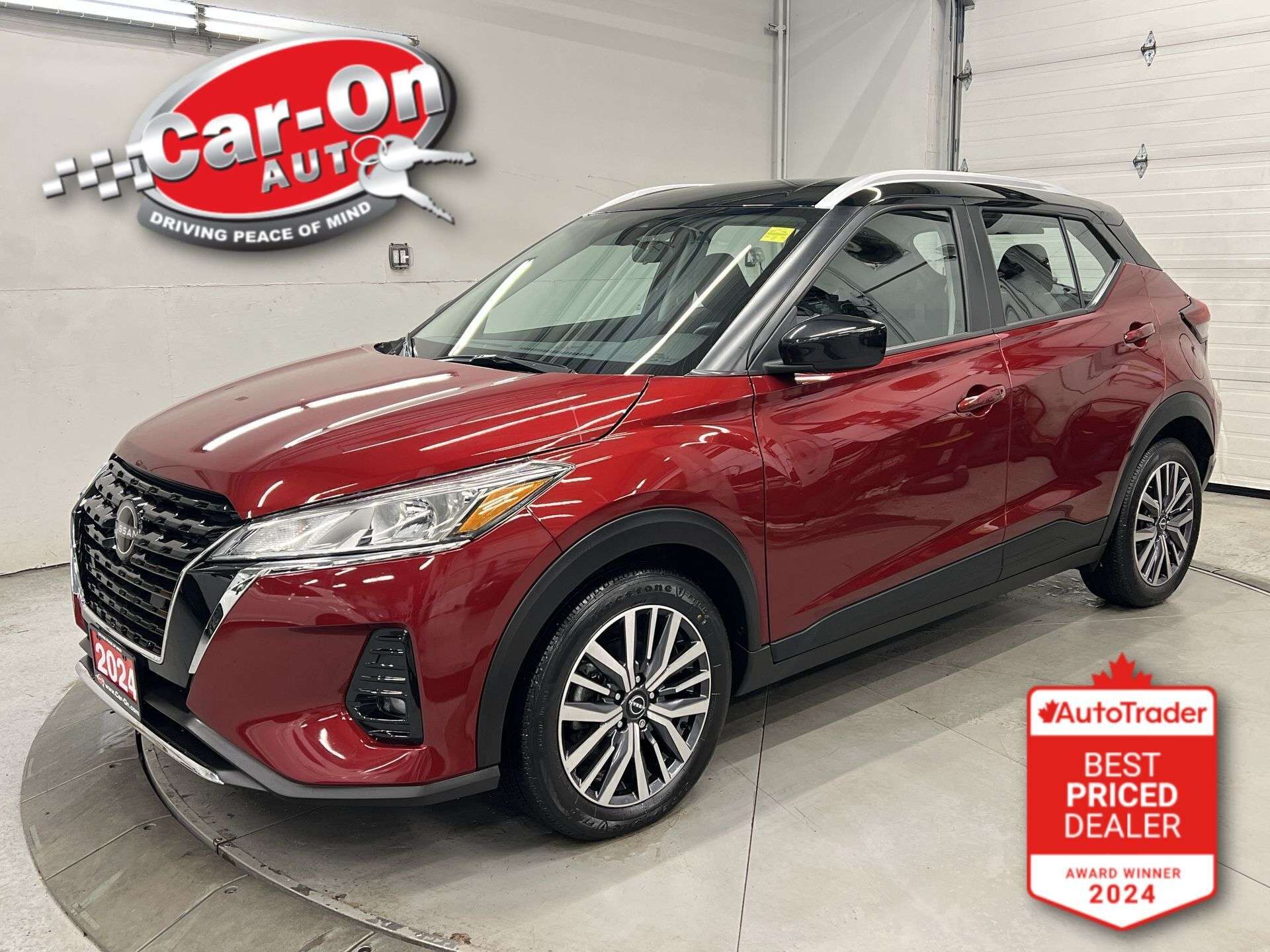 Red 2024 Nissan Kicks SV FWD SUV / Crossover Front-Wheel Drive Automatic