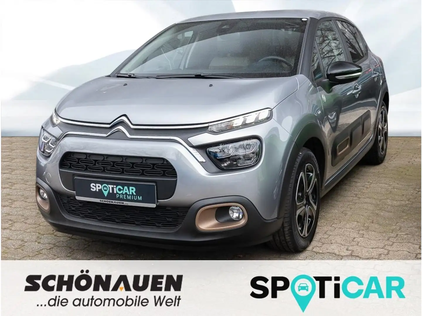 Citroen C3 C-SERIES 1.2l PT 83 ++SHZ+NAV+CARPLAY+BT+MET++ Gris - 1