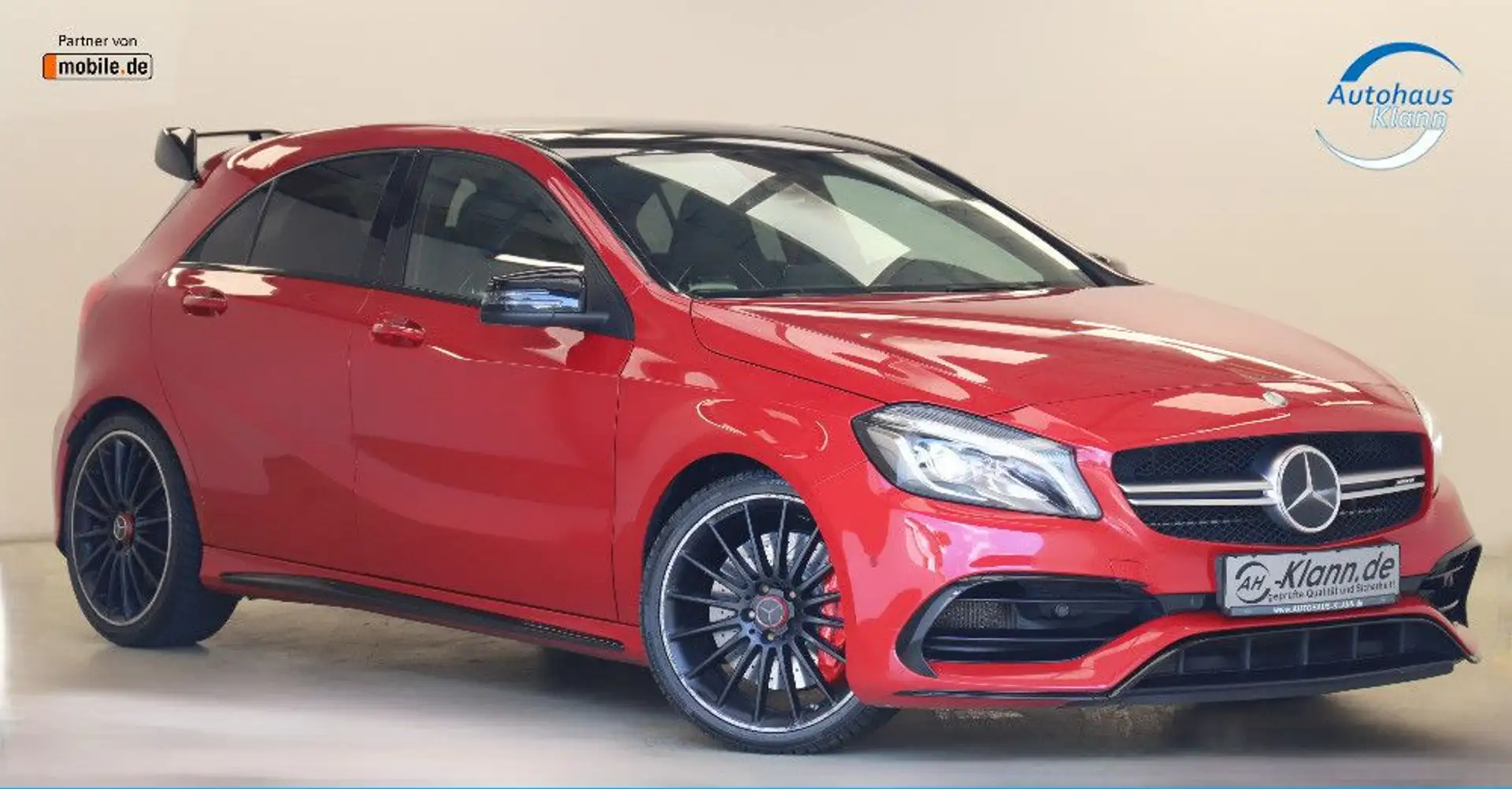 Mercedes-Benz A 45 AMG 381PS 4Matic Keyless PAGA Pano ACC H&K Rouge - 1