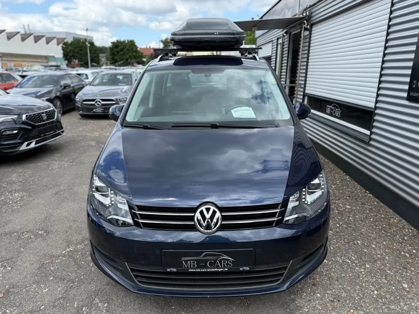 Volkswagen Sharan Cup*DSG*BI-XEN*NAVI*PDC*KAM*ALU*EL.SCHIEB Bleu - 2