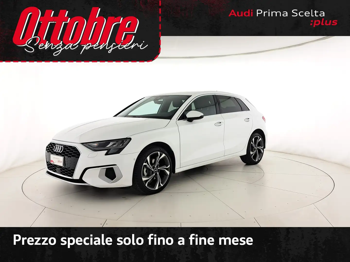 Audi A3 sportback 35 1.5 tfsi mhev business advanced s-tro Bianco - 1