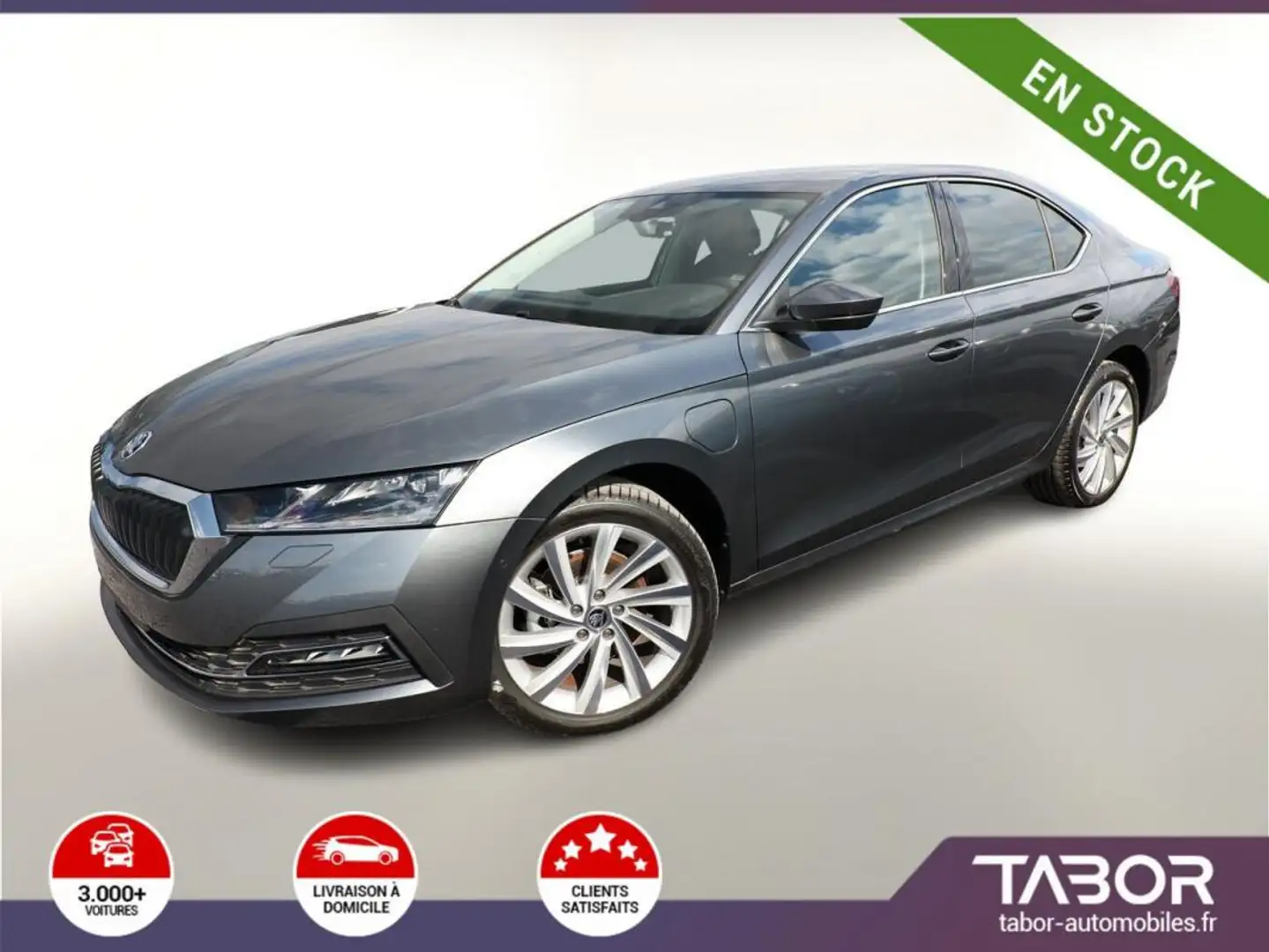 Skoda Octavia PHEV 204 DSG Matrix GPS Keyl cam Gris - 1