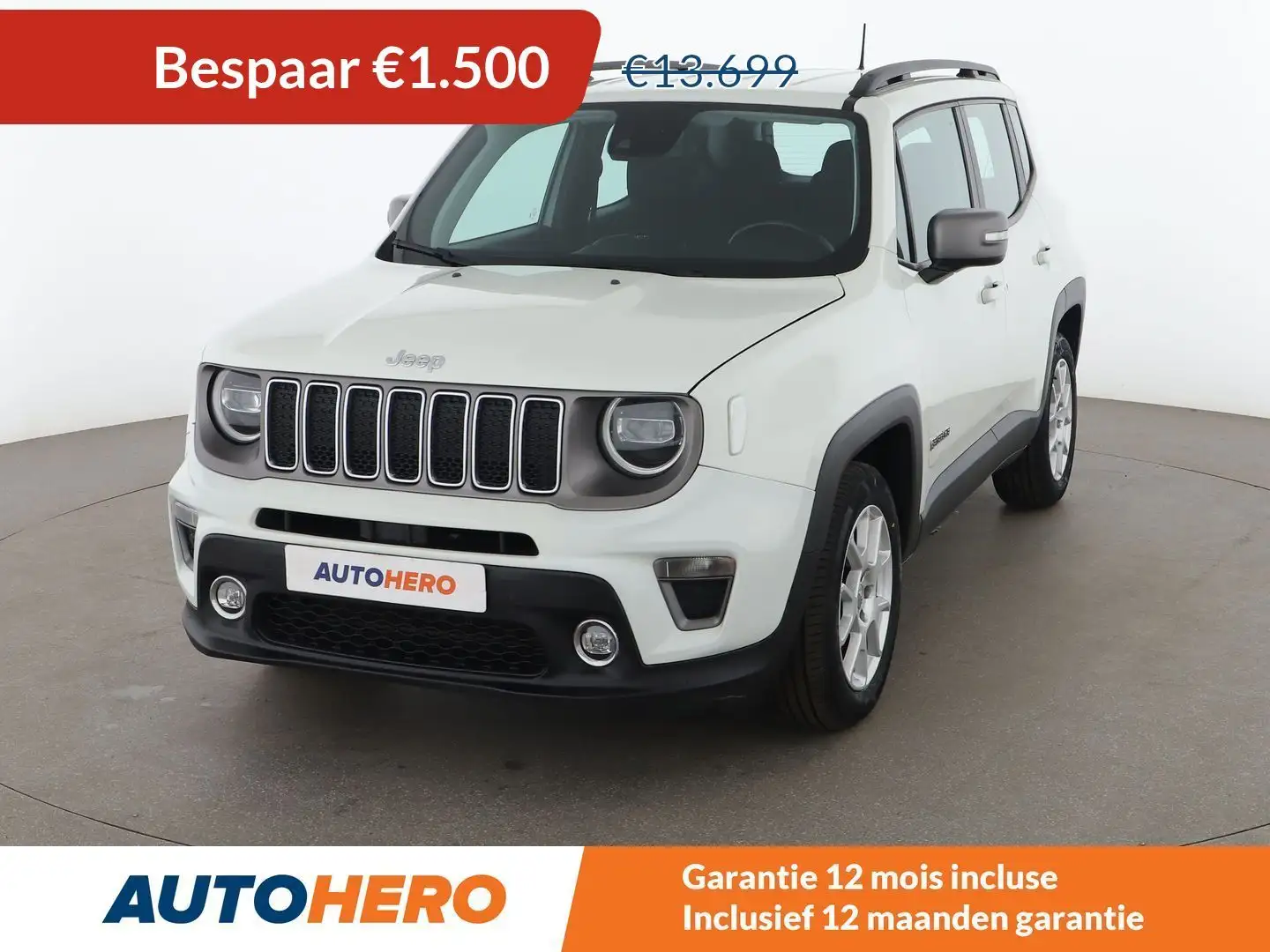 Jeep Renegade 1.0 TGDi Limited 4x2 Wit - 1