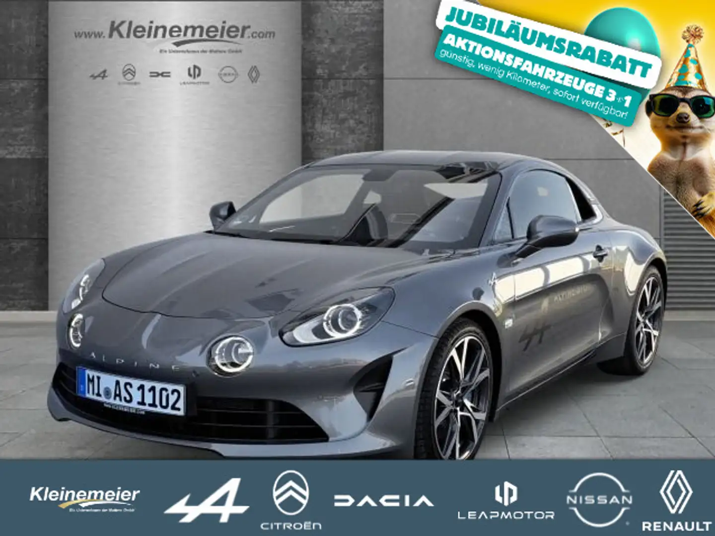 Alpine A110 GT Ablagepaket Gris - 1