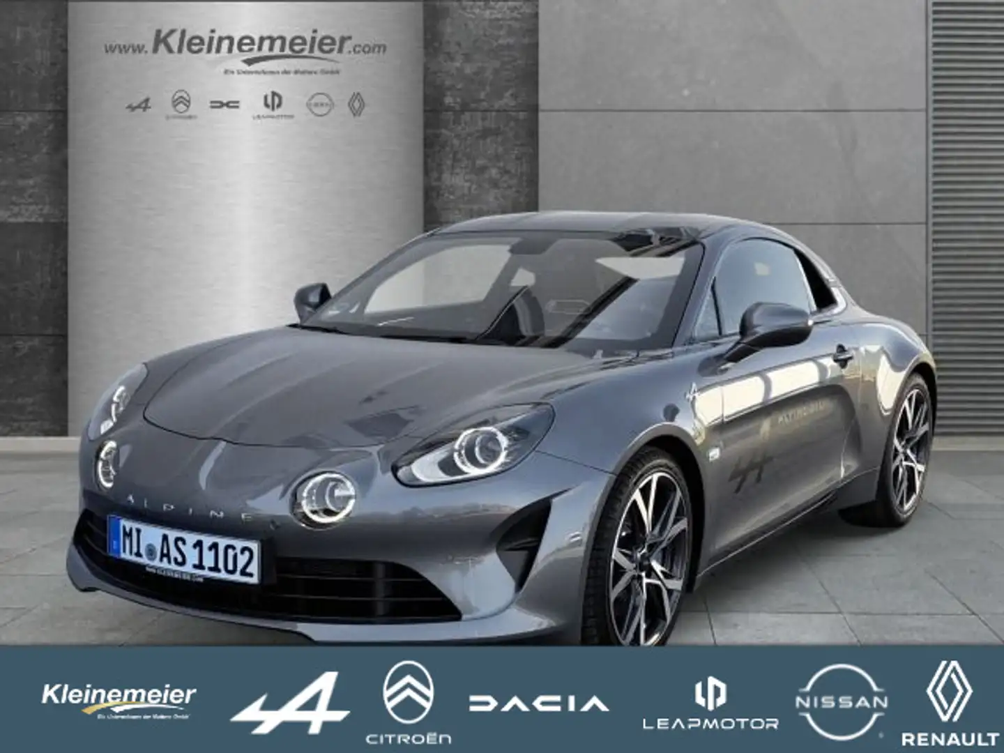 Alpine A110 GT Ablagepaket Grau - 1