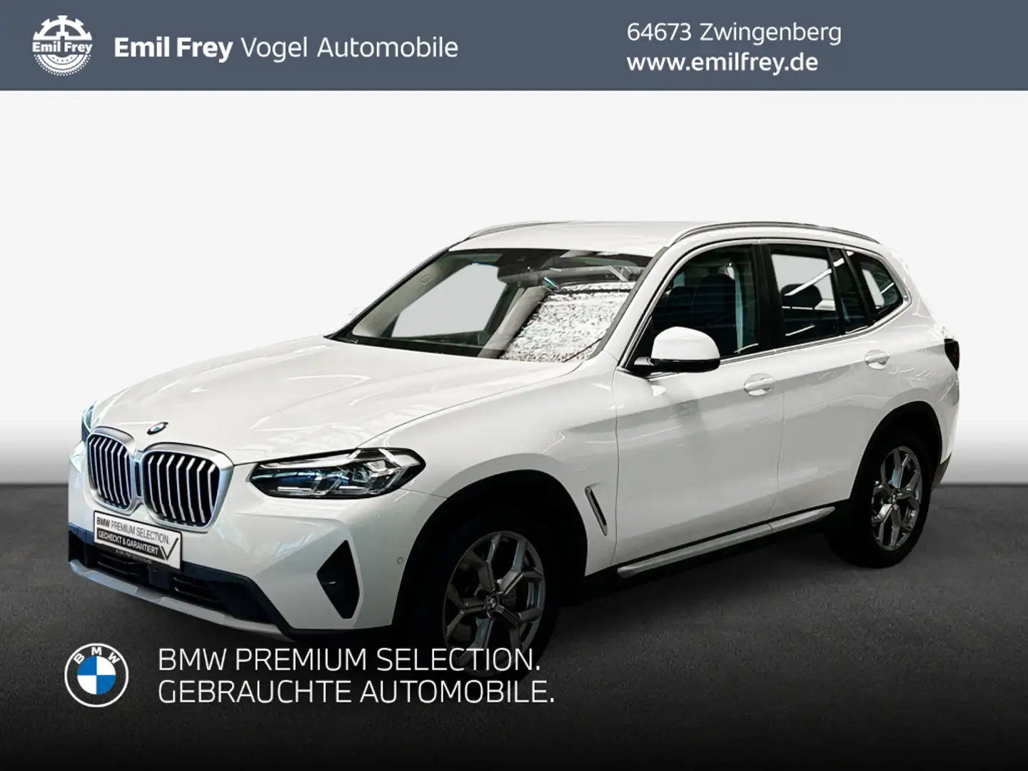 BMW X3 xDrive20d Aut. *AHK*HarmanKardon*SHZ vorn und h Weiß - 1