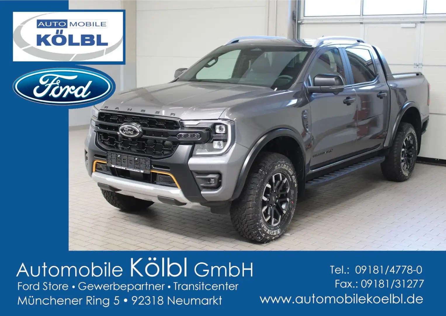 Ford Ranger Wildtrak X DoKa 2.0 Auto., STANDHEIZUNG Gris - 1