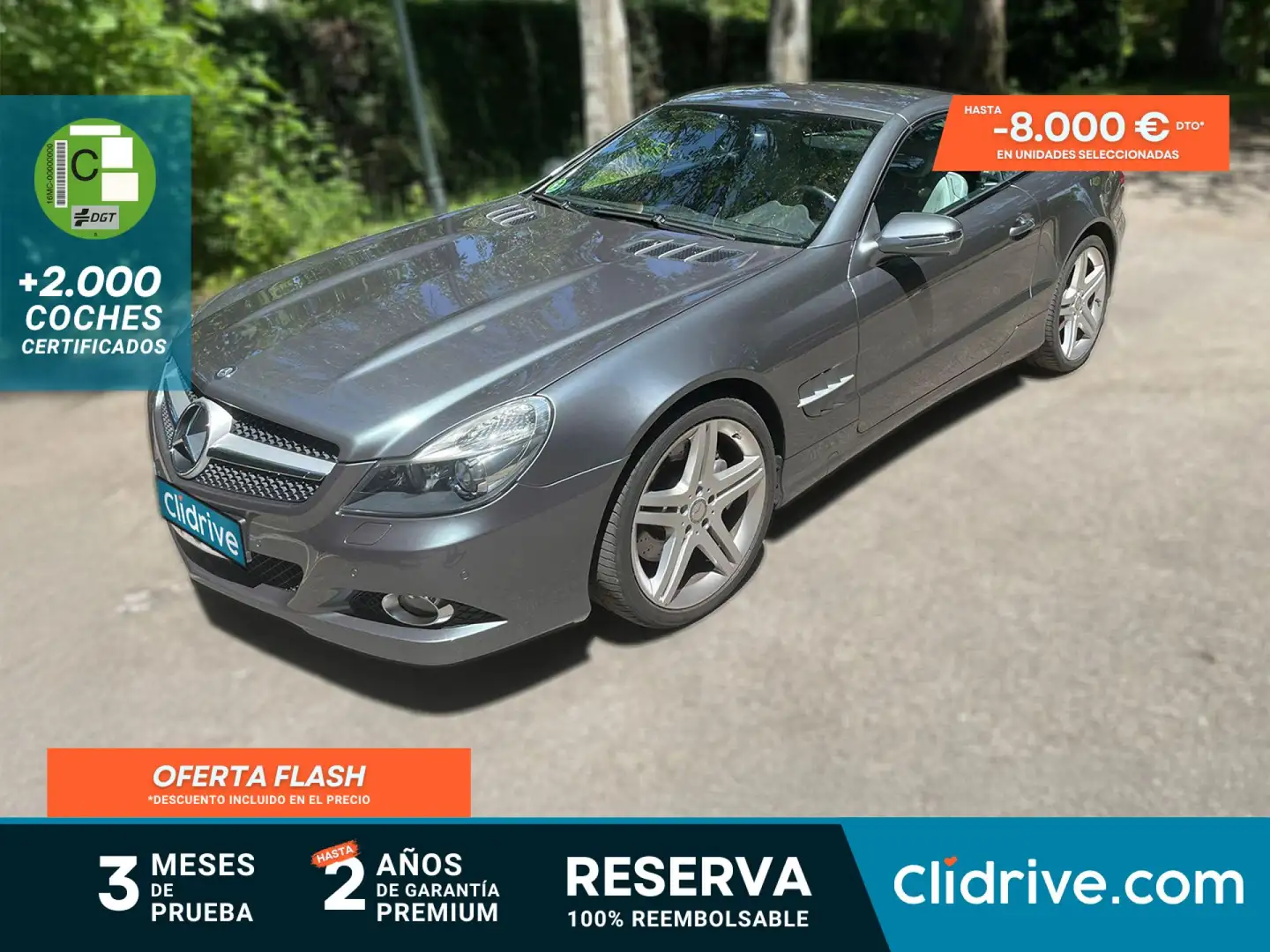 Mercedes-Benz SL 500 7G Gris - 1