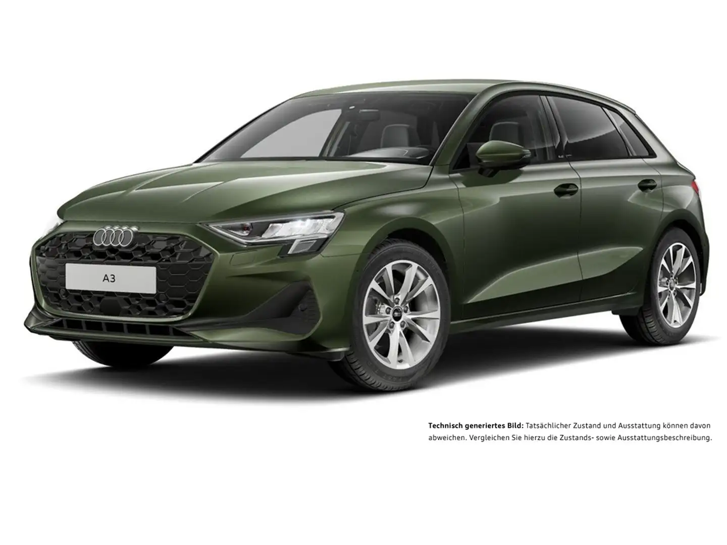 Audi A3 Sportback 35 FACELIFT AHK E-KLAPPE NAVI+ LM17 Grün - 2