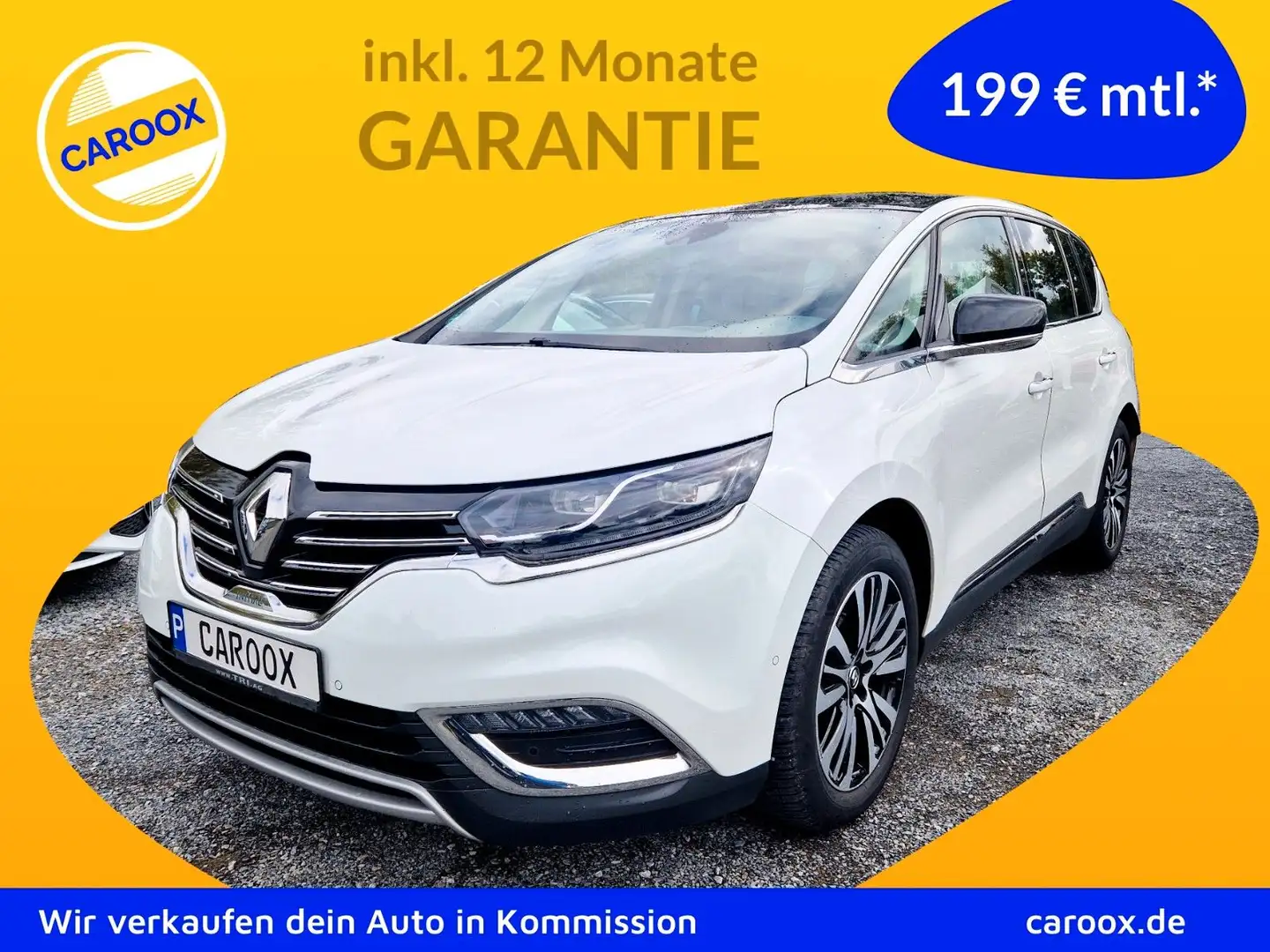Renault Espace V Initiale dCi 160 7-SITZER NAPPA PANO Alb - 1