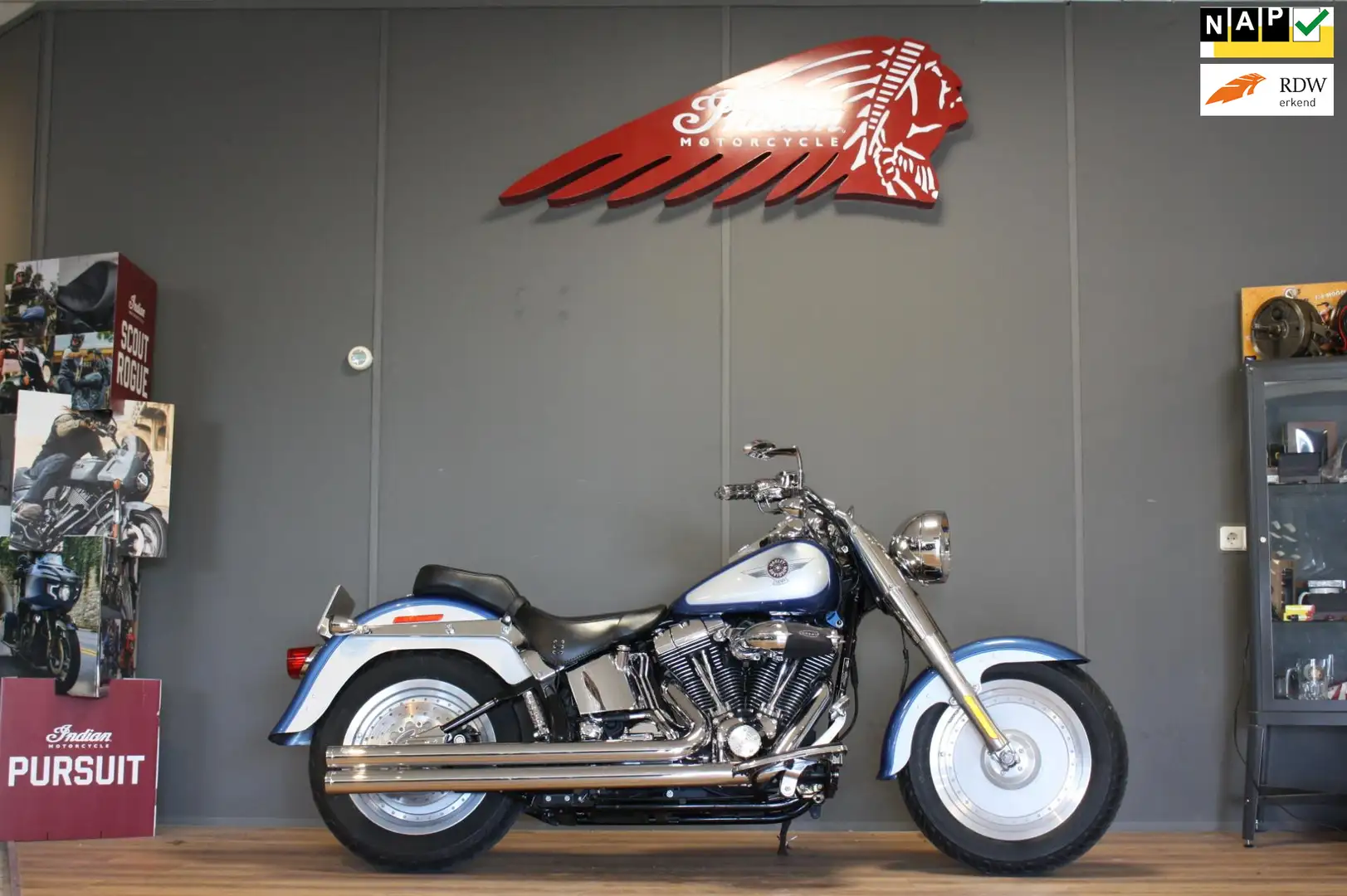 Harley-Davidson Fat Boy Chopper 88 FLSTFI Inruil Mogelijk , 5HD en NAP! - 1