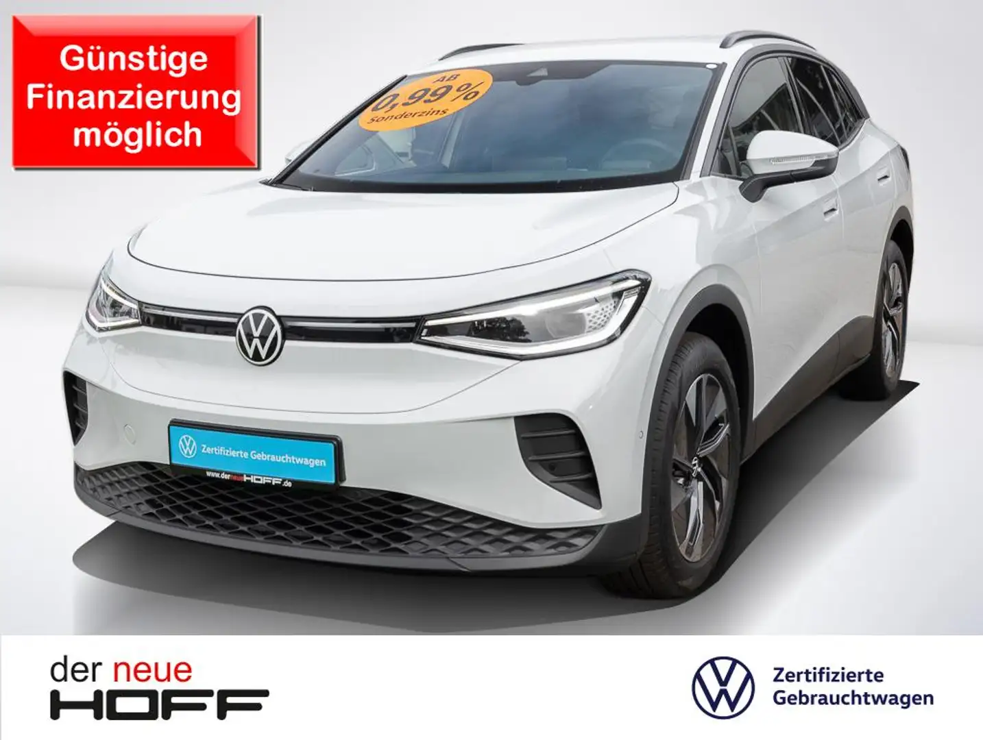 Volkswagen ID.4 Pure electric 125kW Automatik Navi Bluetooth Kamer Weiß - 1