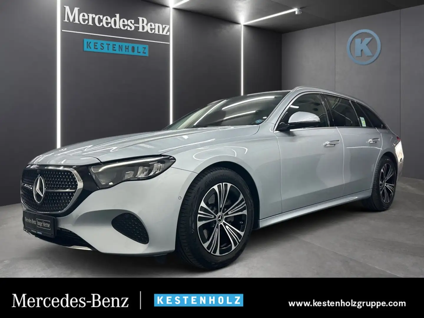 Mercedes-Benz E 200 T Avantgarde Pano LED Keyl-GO Kamera PTS 9G Silber - 1