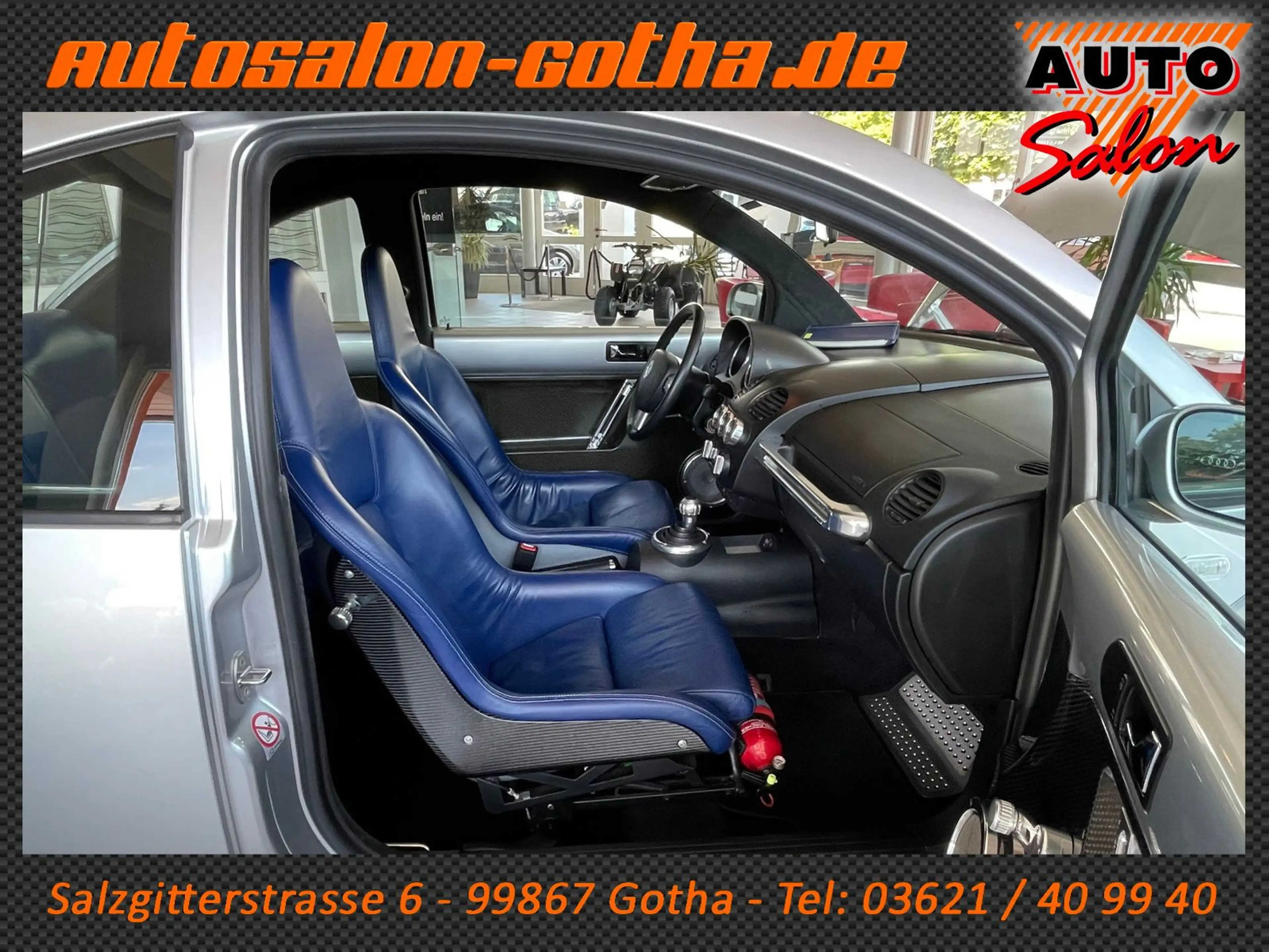 Volkswagen New Beetle RSi VR6 4MOTION 39/250 blaues LEDER — photo 9