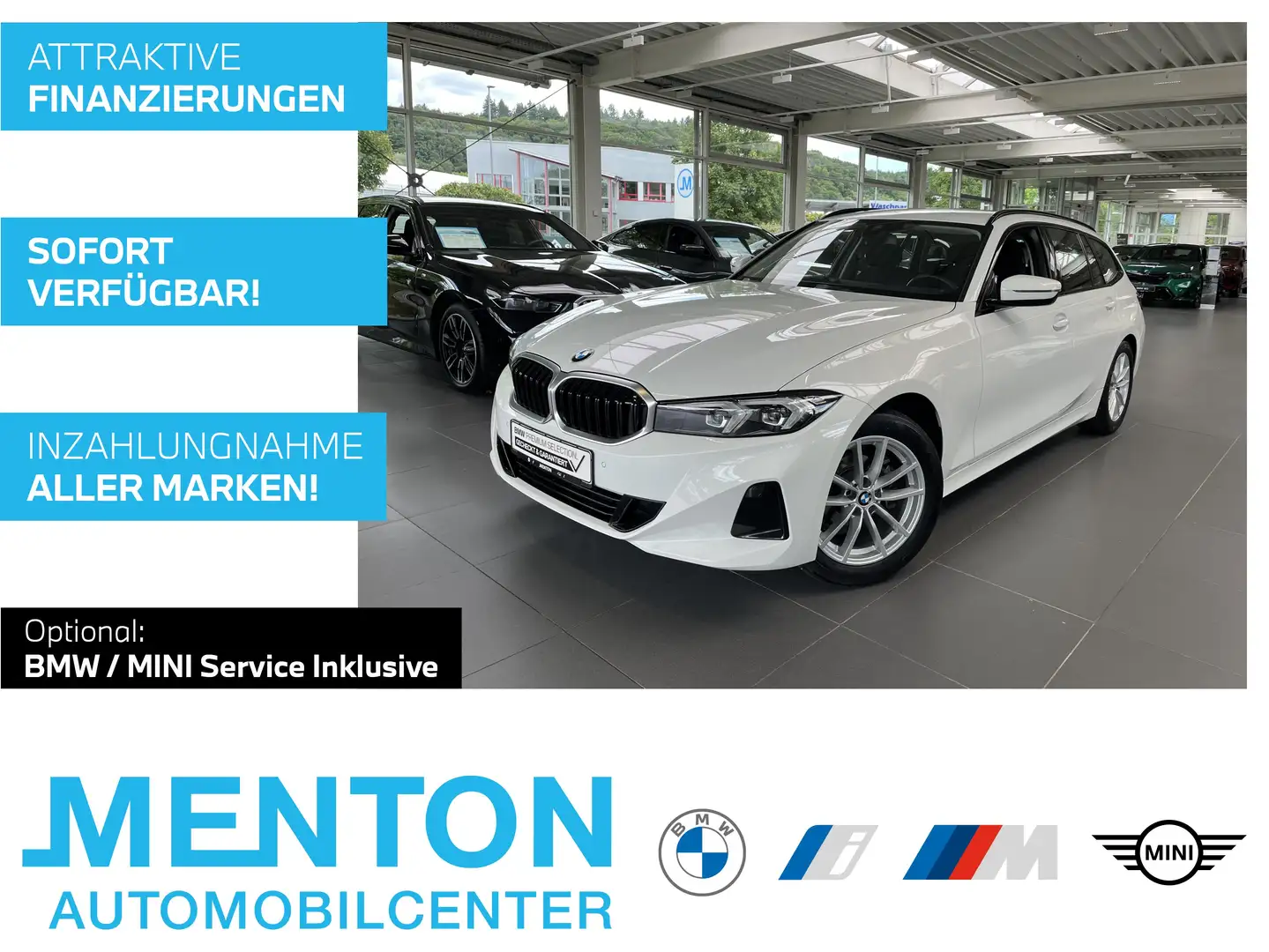 BMW 318 i LCPlus AHK/LED/Driving-Ass./Shz Weiß - 1