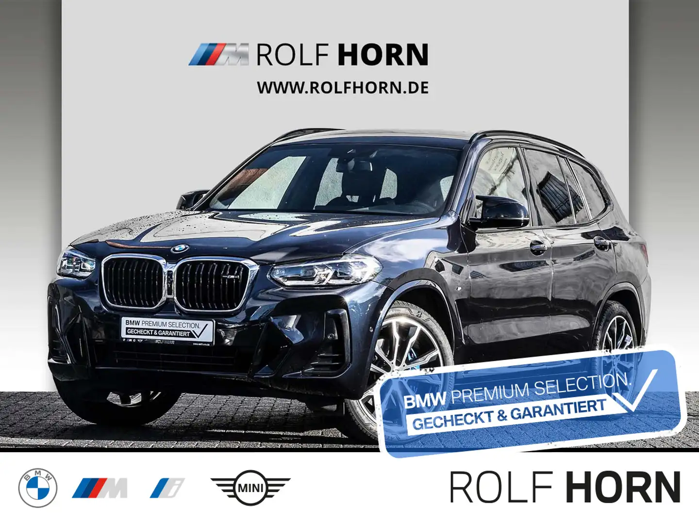BMW X3 M40d Harman Kardon AHK 360° Sitzhzg 20" DAB Schwarz - 1