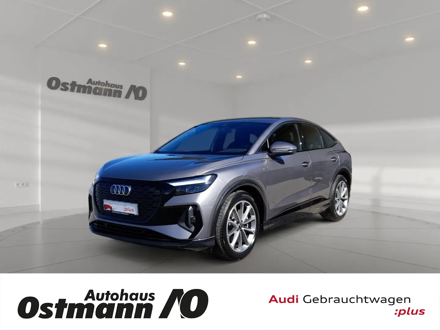 Audi Q4 e-tron Q4 Sportback 40 e-tron S-Line Navi PDC AHK LED Grijs - 1