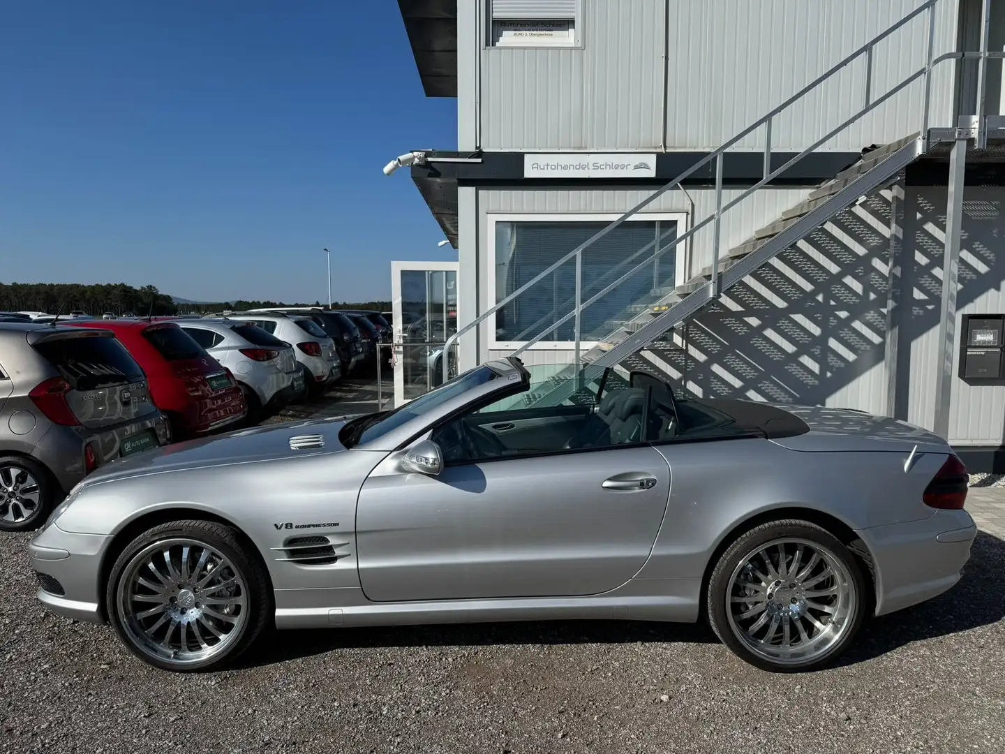 Mercedes-Benz SL 55 AMG Roadster Aut._Serviceheft Srebrny - 2