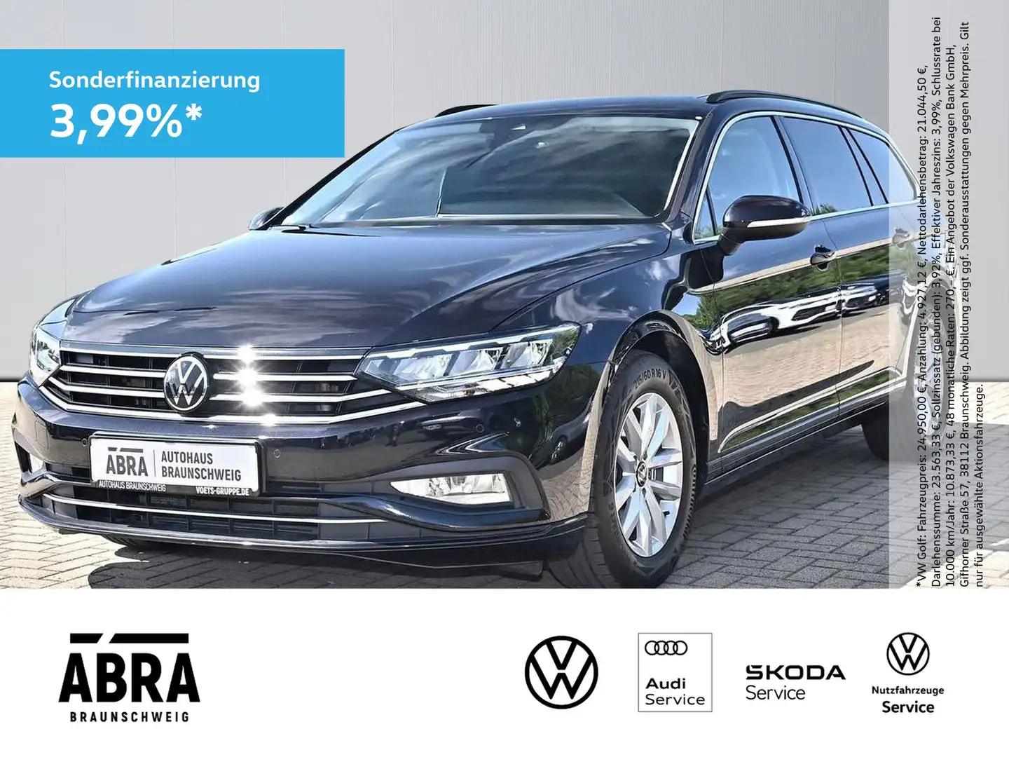 Volkswagen Passat Variant 2.0 TDI Business DSG LED+ACC+CAM+NAVI+SHZ Negro - 1