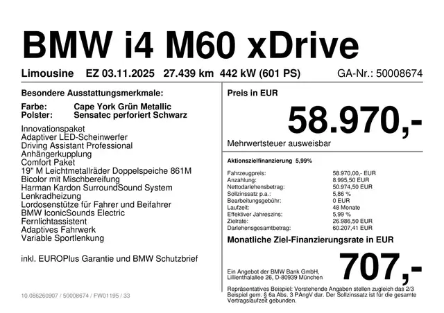 BMW I4 view 2