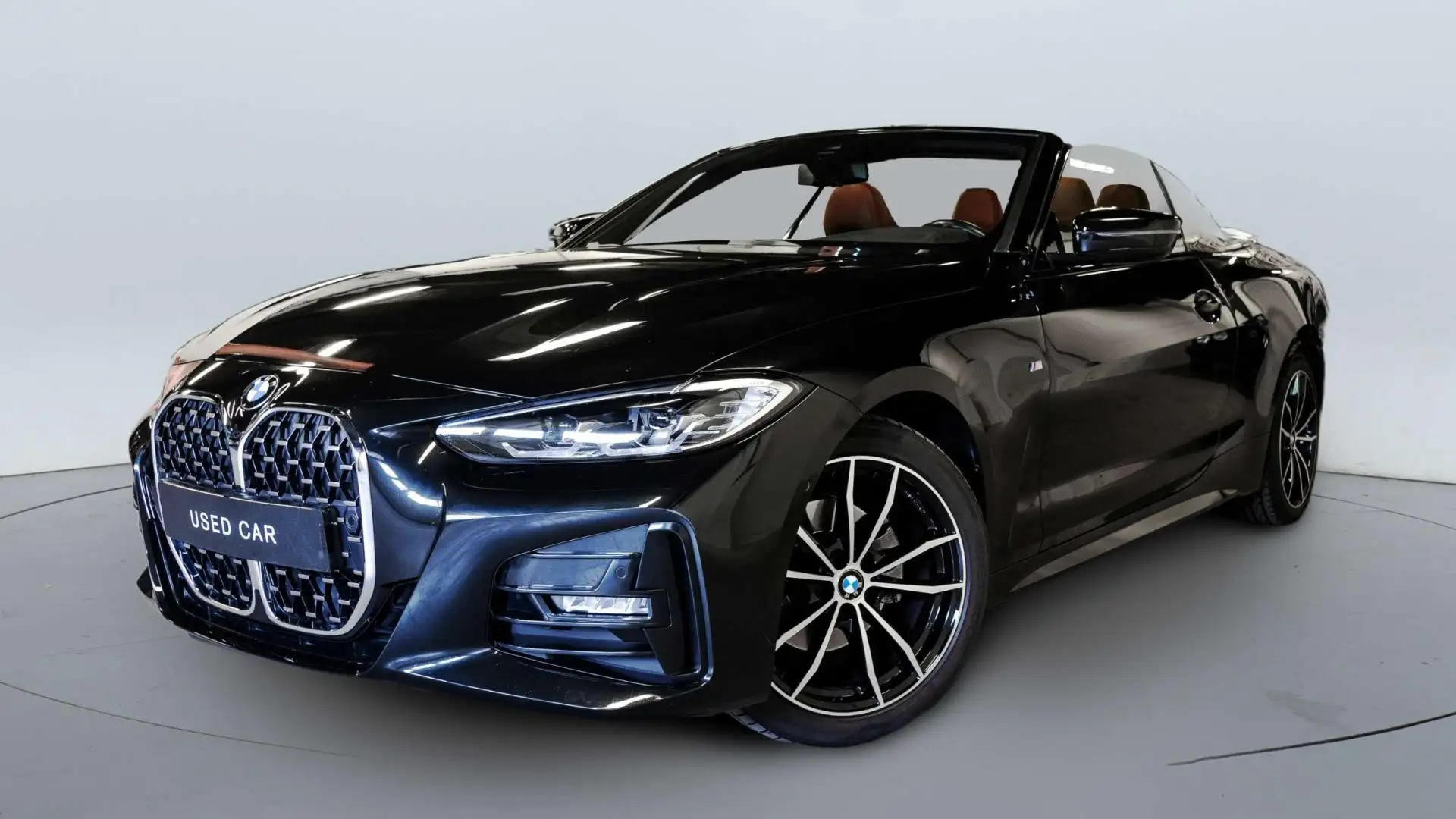 BMW 420 4-serie Cabrio 420i High Executive|M-sport|Leder|K Noir - 2