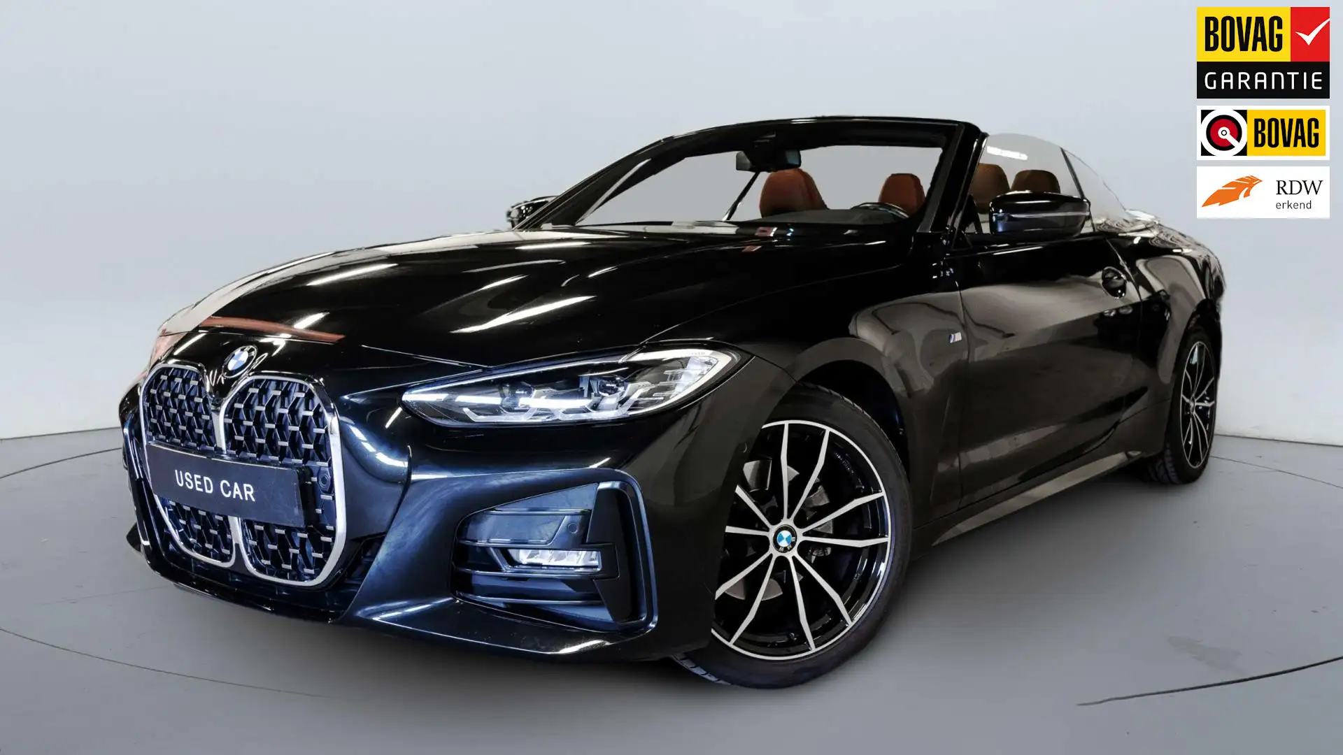 BMW 420 4-serie Cabrio 420i High Executive|M-sport|Leder|K Nero - 1