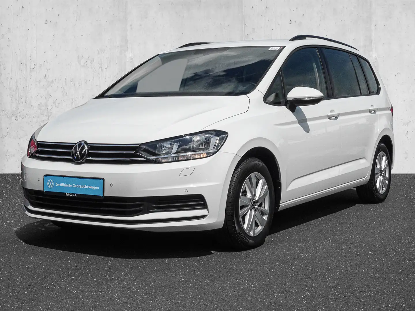 Volkswagen Touran 2.0 TDI DSG Comfortline ACC AUT KLIMAA. Weiß - 2
