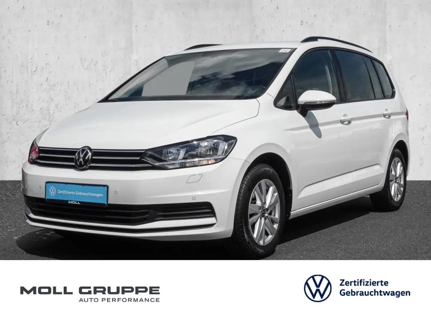 Volkswagen Touran 2.0 TDI DSG Comfortline ACC AUT KLIMAA. Weiß - 1