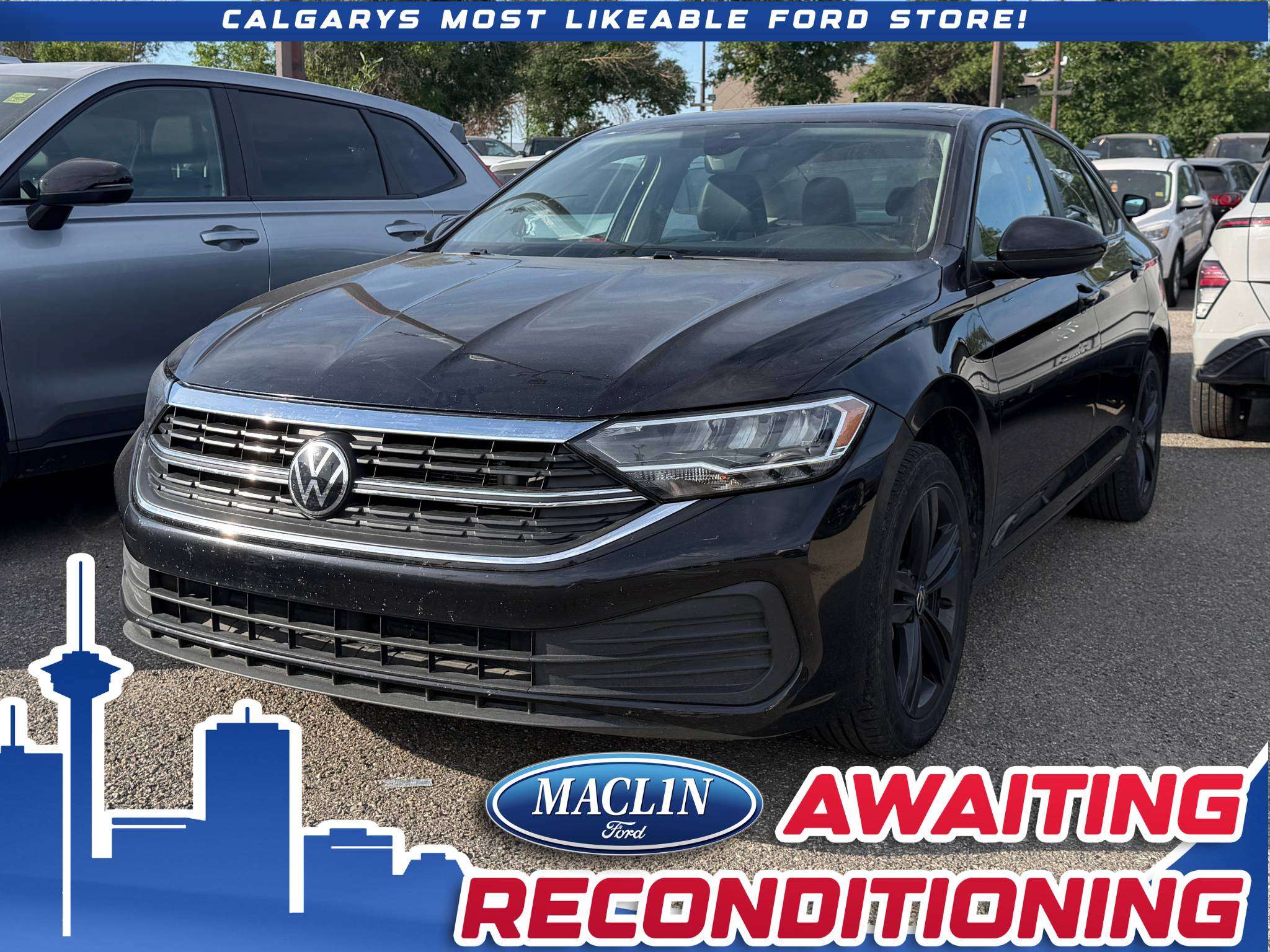 Black 2024 Volkswagen Jetta Sedan 8-Speed Automatic