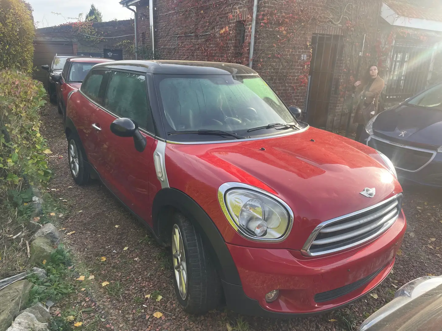 MINI Cooper Paceman Mini Paceman 1.6i Cooper semi cuir garantie Rood - 2