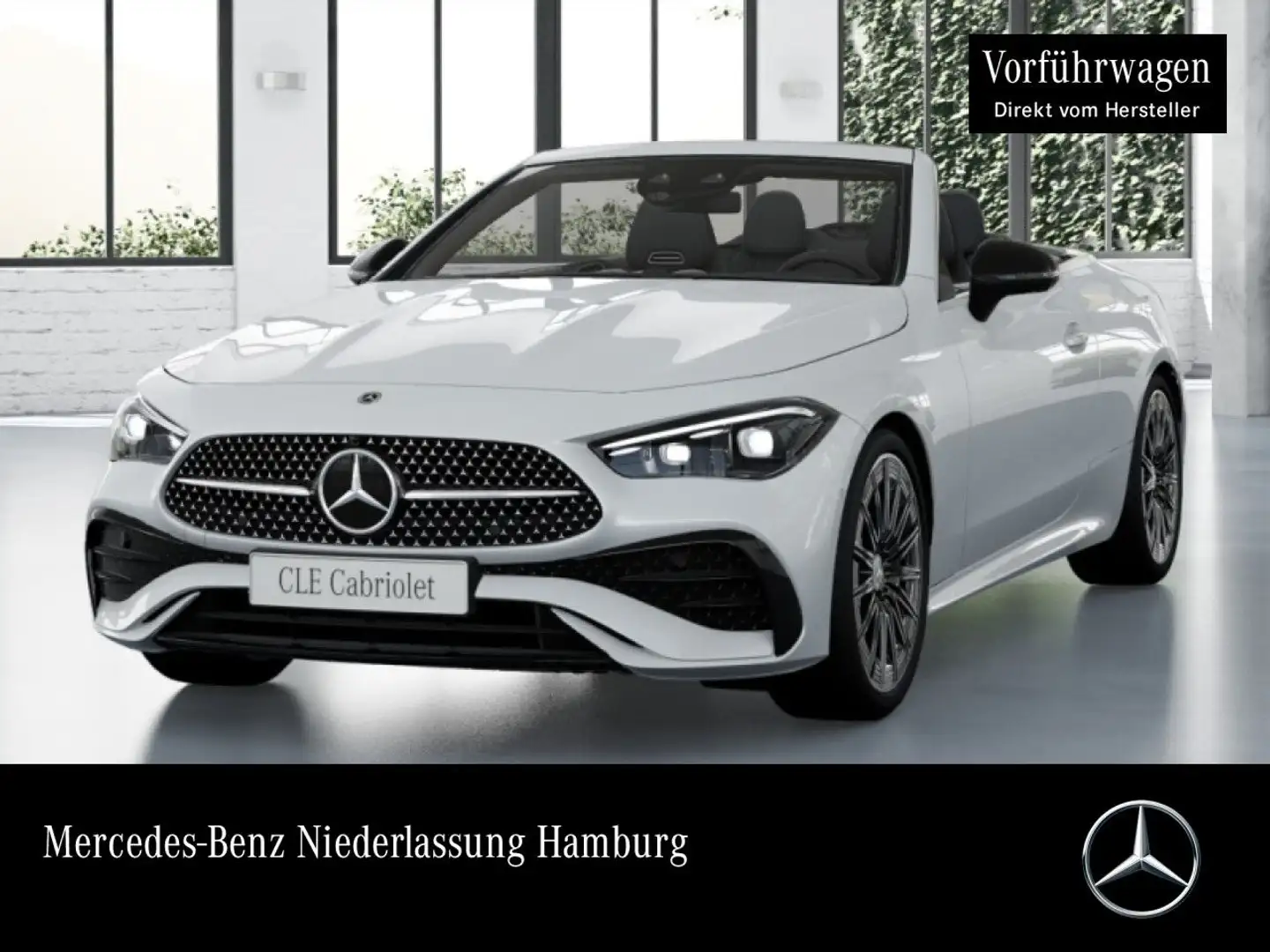 Mercedes-Benz CLE 450 4M AMG+NIGHT+BURMESTER+SITZKLIMA+KEYLESS Weiß - 1