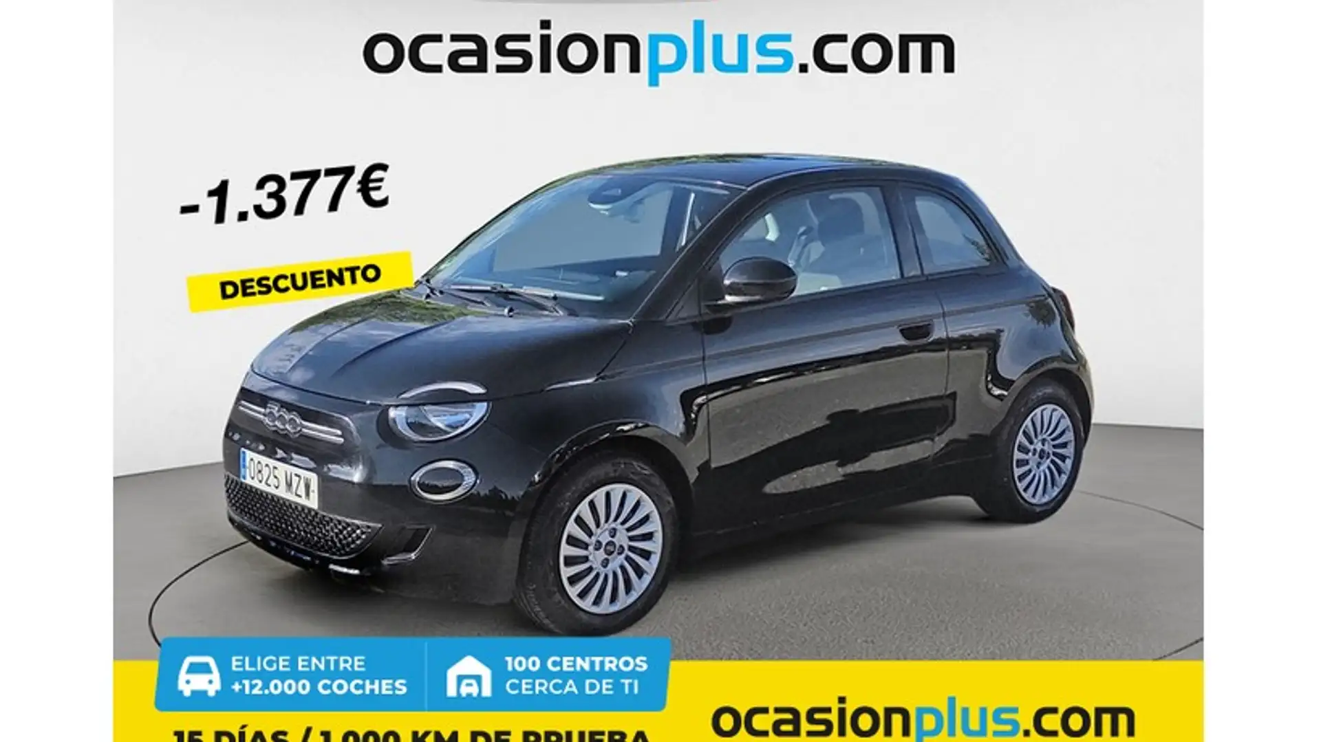 Fiat 500e 70Kw Action Negro - 1