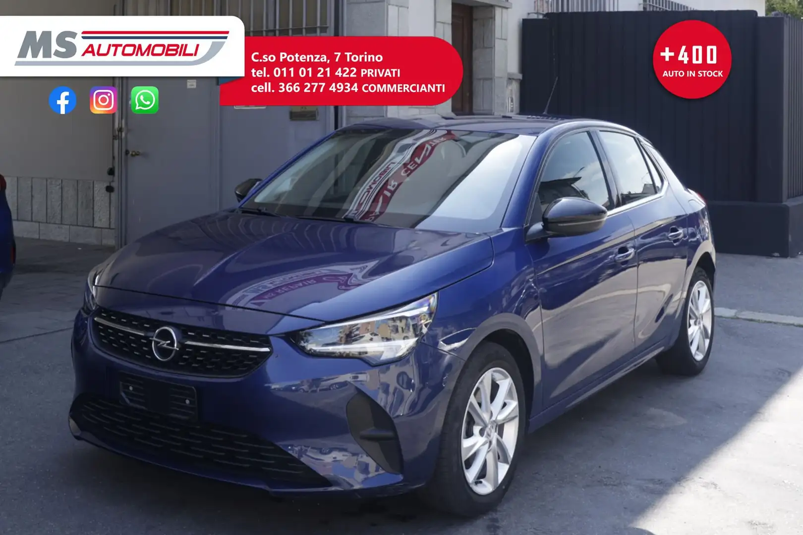 Opel Corsa Opel Corsa 1.2 Elegance PROMOZIONE Unicoproprieta Blu/Azzurro - 1