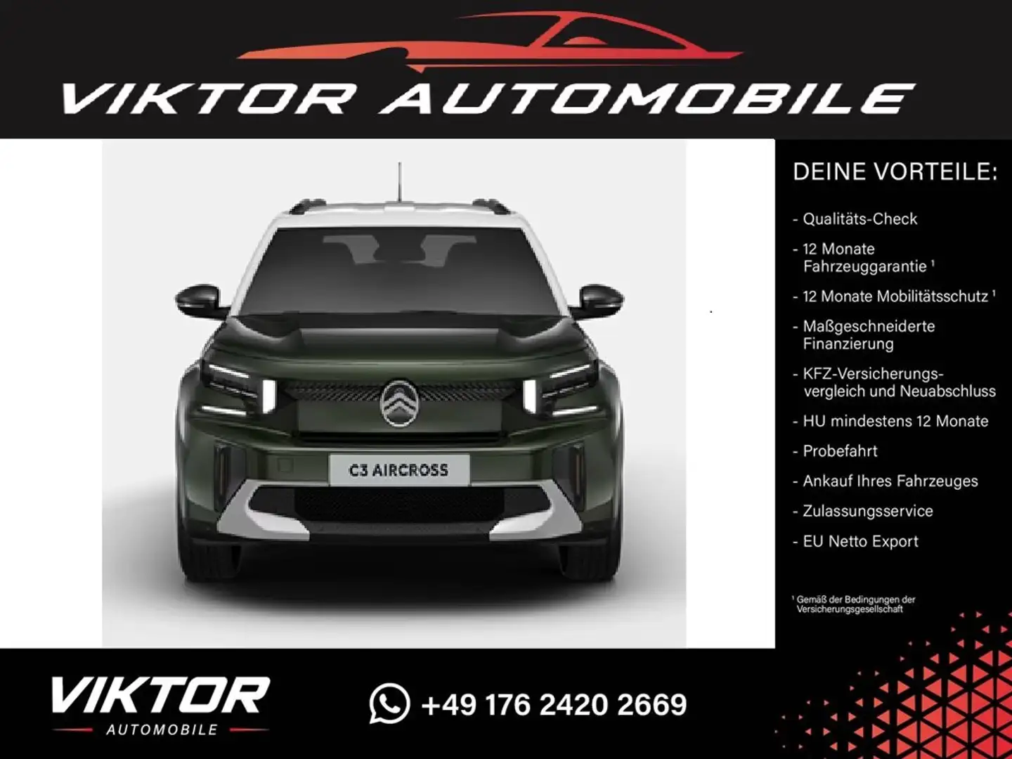 Citroen C3 Aircross 1.2 MHEV 145 ë-DSC6 "MAX" BESTELLAKTION Grün - 2